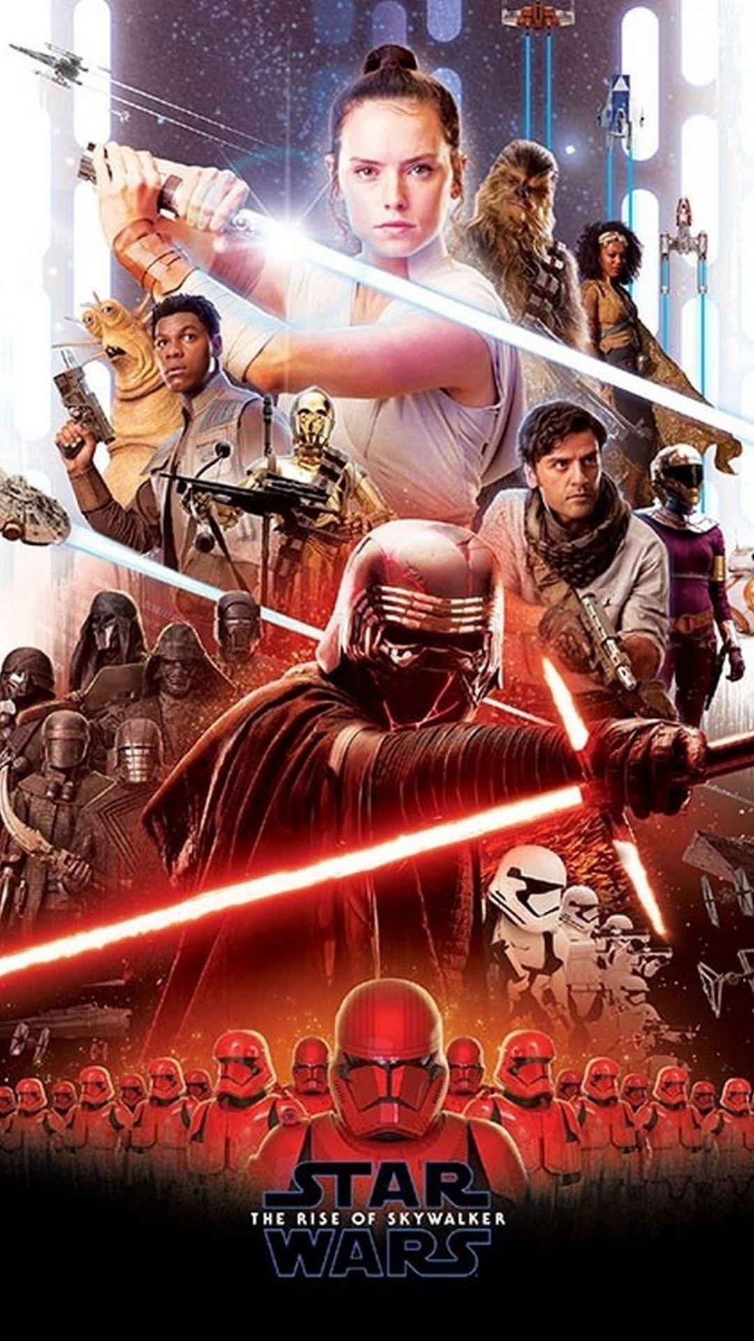 Star Wars: The Rise of Skywalker, Movie Poster Wallpaper, 1080x1920 Full HD Phone