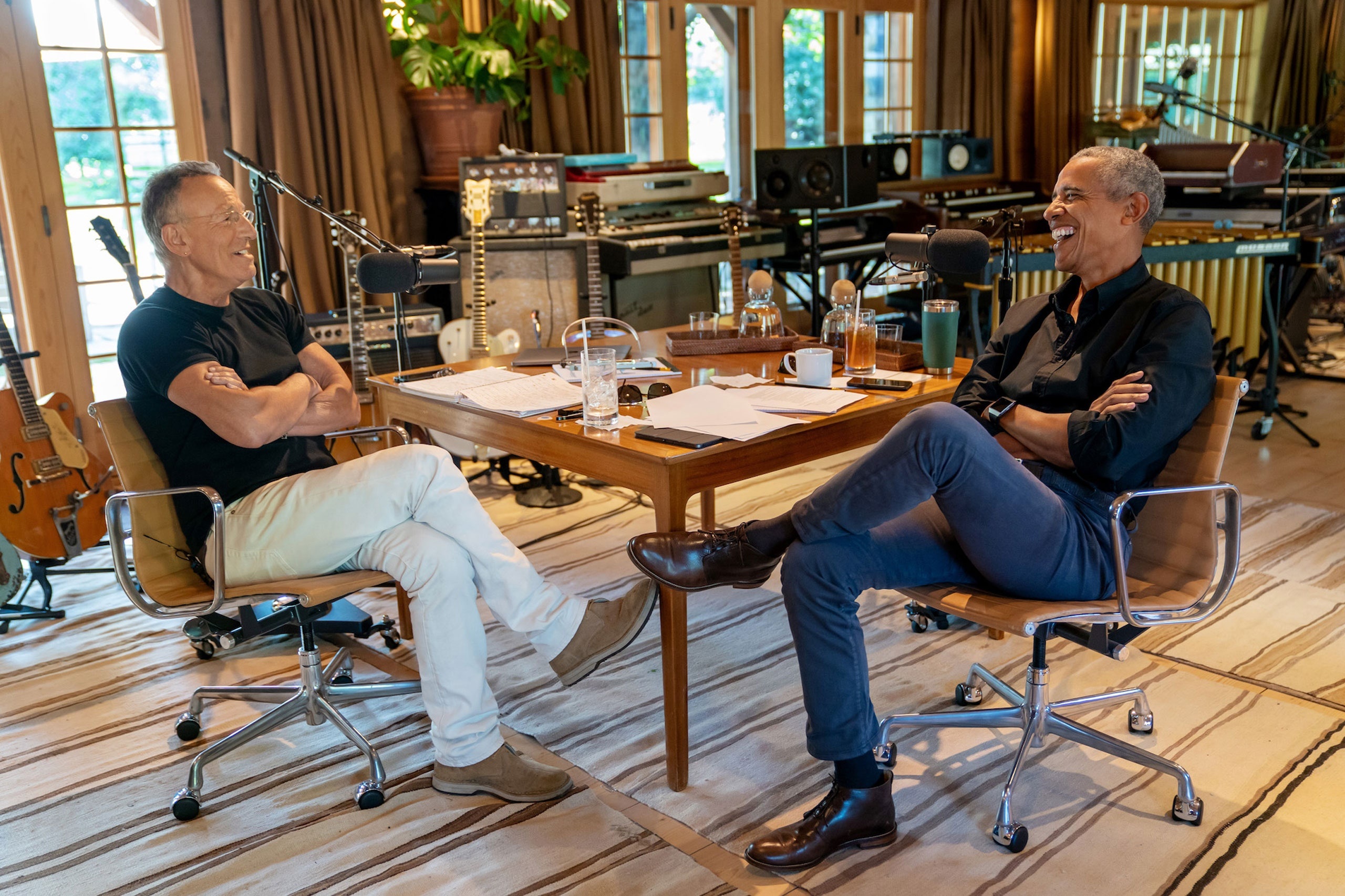 Bruce Springsteen, Renegades podcast review, Obama and Springsteen, 2560x1710 HD Desktop
