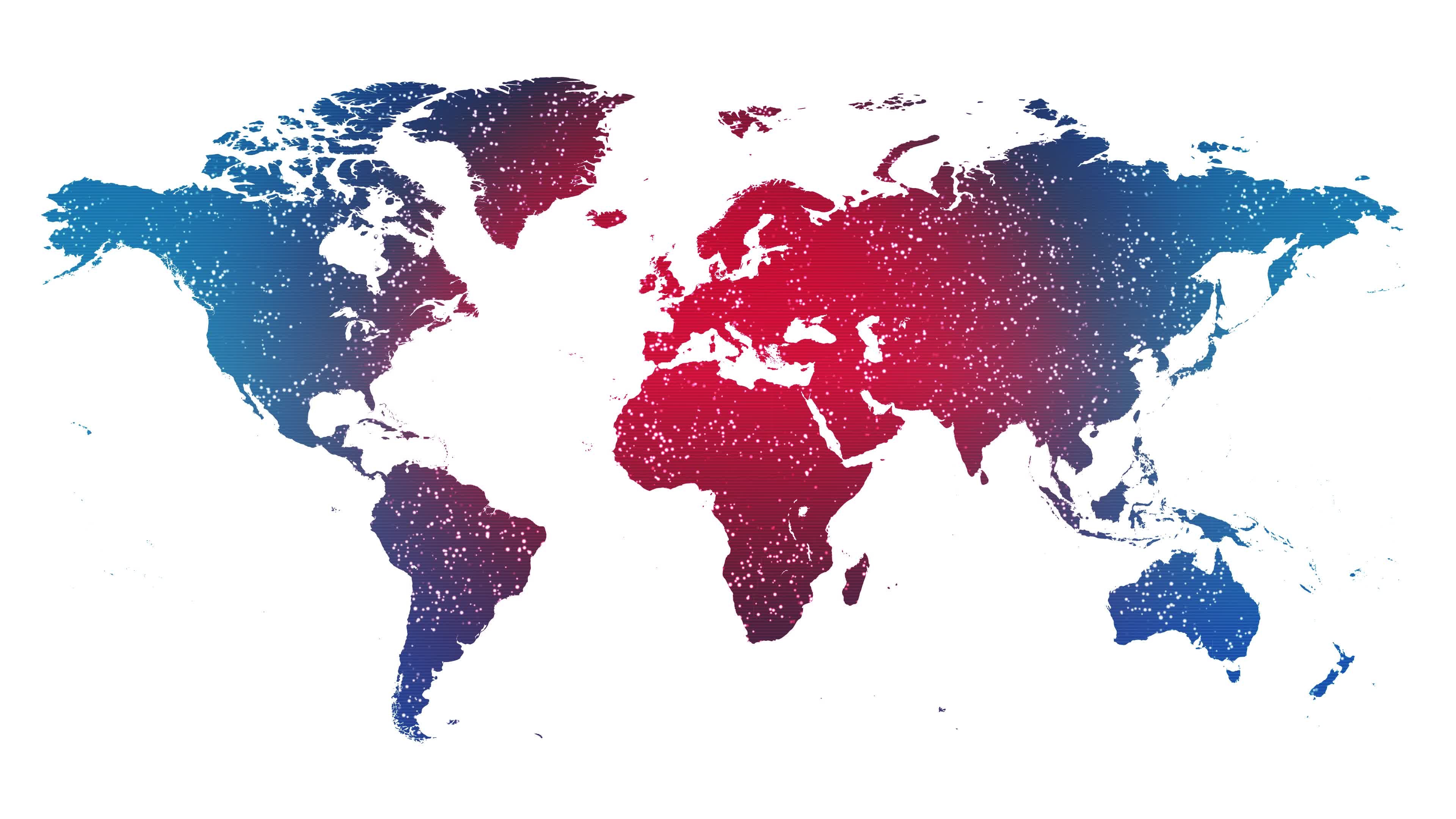 Flat world map, Map Wallpaper, 3840x2160 4K Desktop