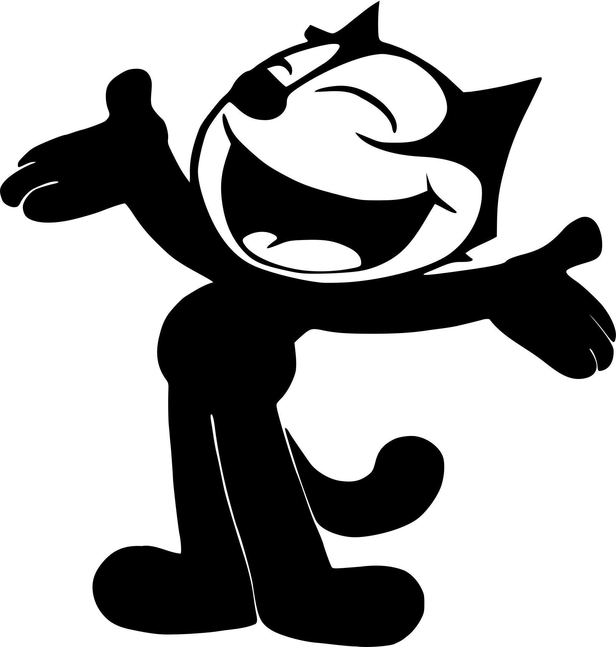 Felix the Cat, Phone wallpapers, Playful designs, Screen charm, 2000x2100 HD Phone