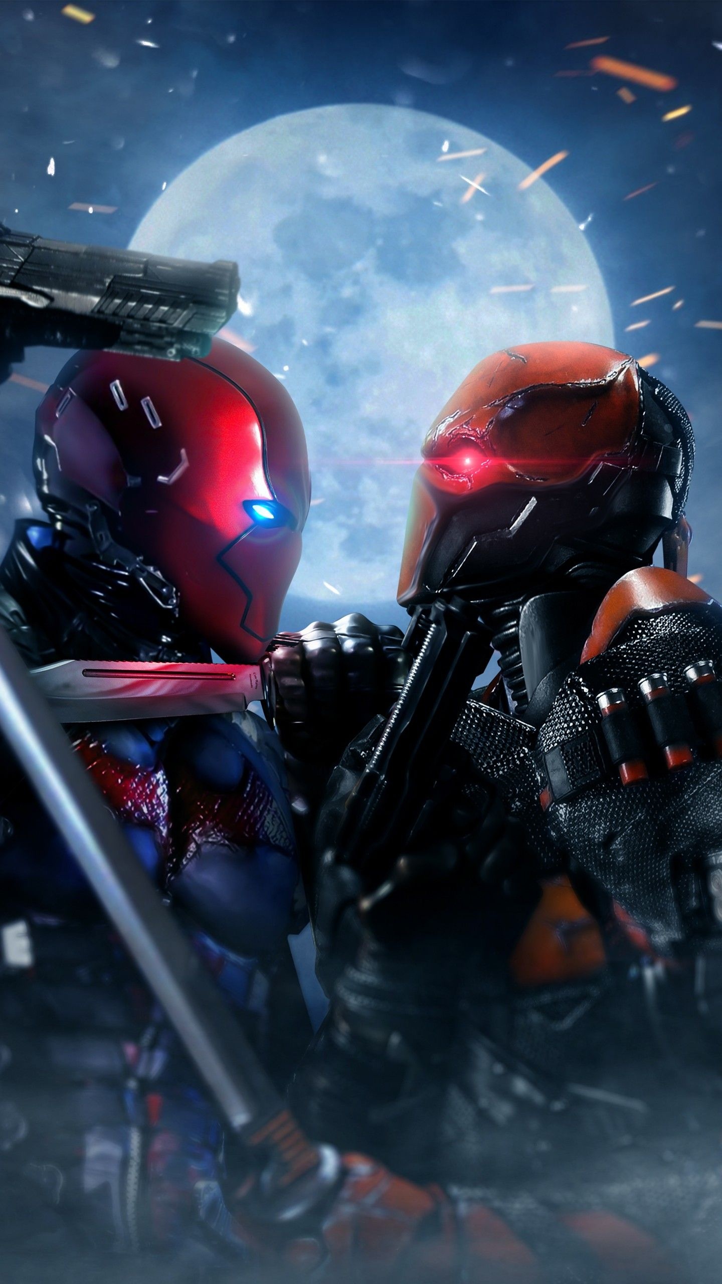 Deathstroke, iOS wallpapers, Sleek and stylish, 1440x2560 HD Phone