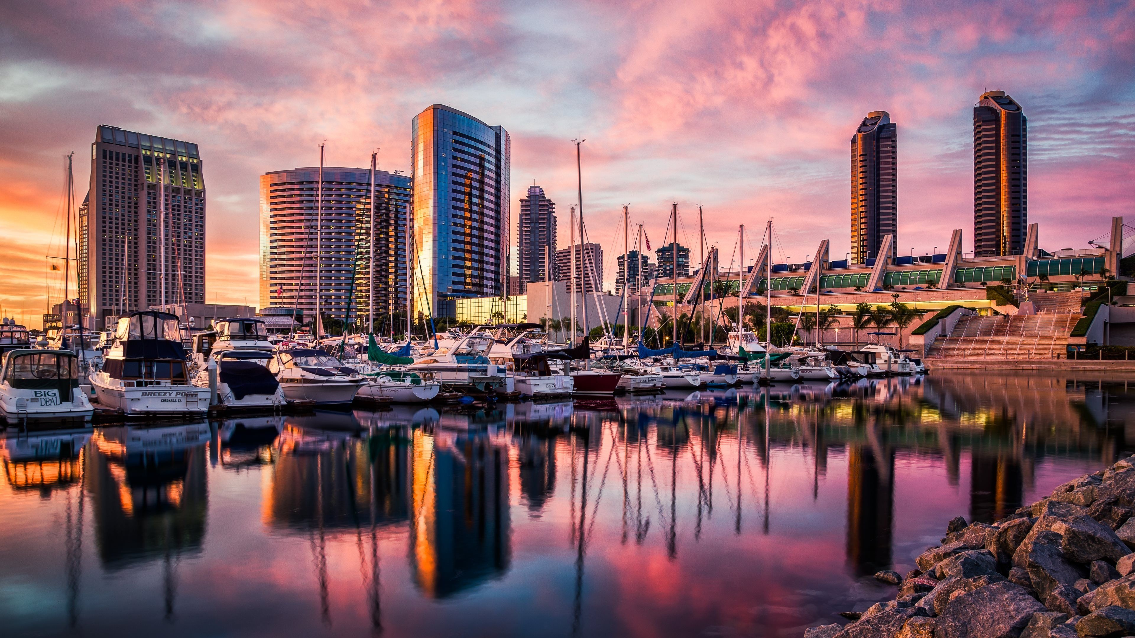 San Diego, California, Travels, California wallpapers, 3840x2160 4K Desktop