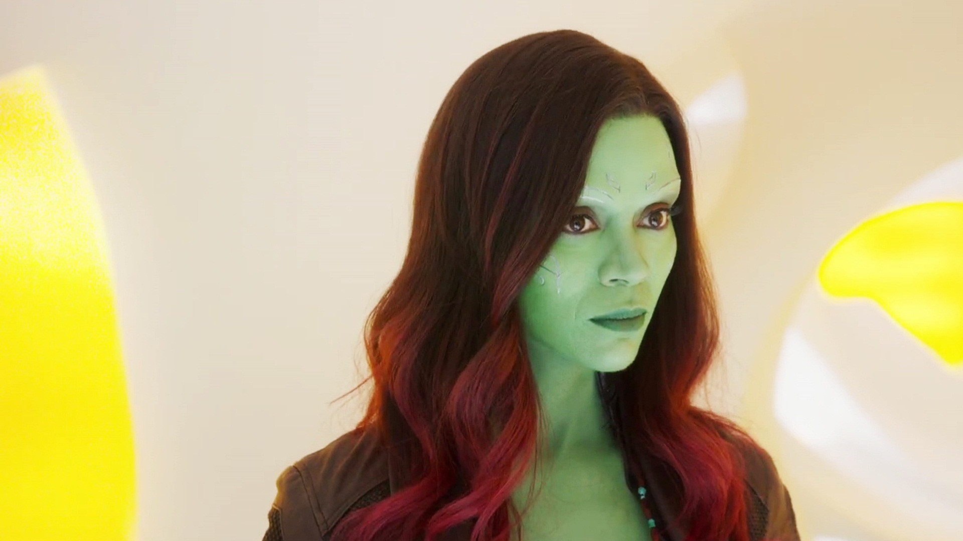 Guardians of the Galaxy Vol 2, Zoe Saldana, Gamora, Baltana, 1920x1080 Full HD Desktop