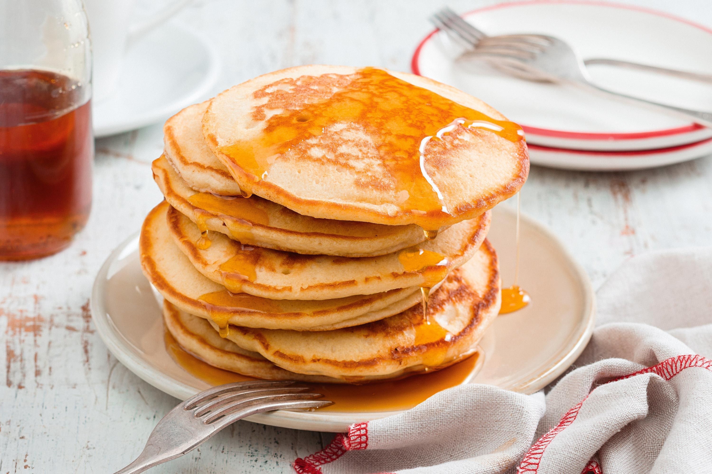 Basic pancakes recipe, Classic breakfast, Fluffy pancakes, Food pancake, 3000x2000 HD Desktop