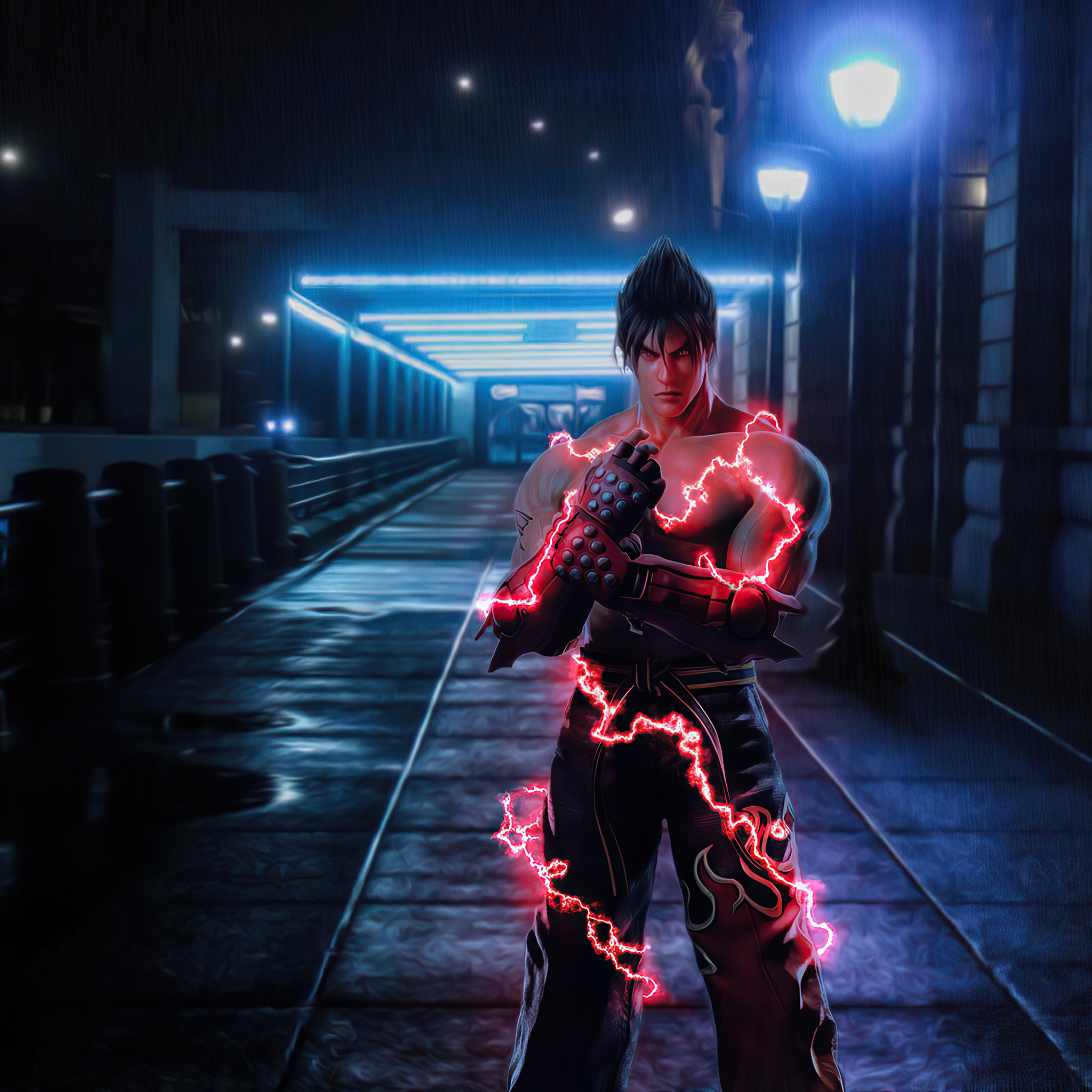 Tekken 7, Jin Kazama, iPad Air, 4K wallpapers, 2050x2050 HD Phone