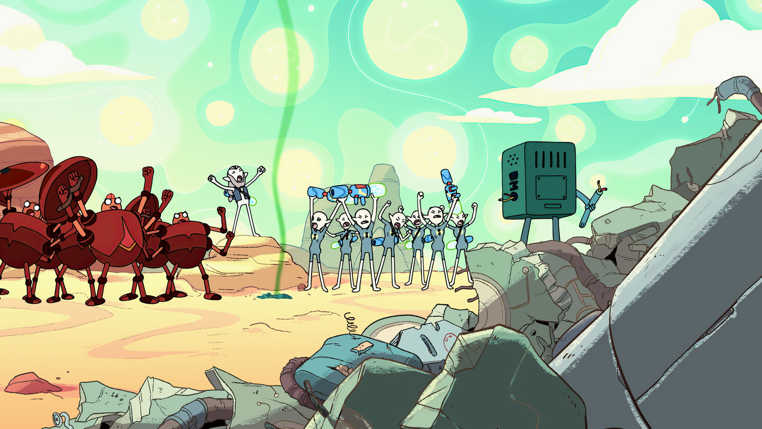 Adventure Time, Distant Lands, BMO, Animated series, 2560x1440 HD Desktop