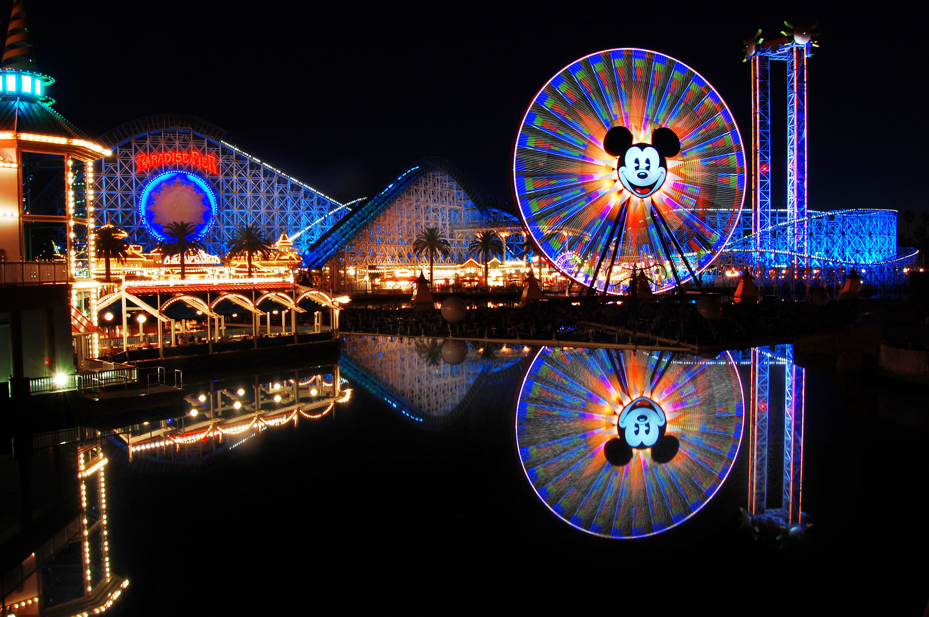 Paradise Pier, Disneyland Wallpaper, 3010x2000 HD Desktop