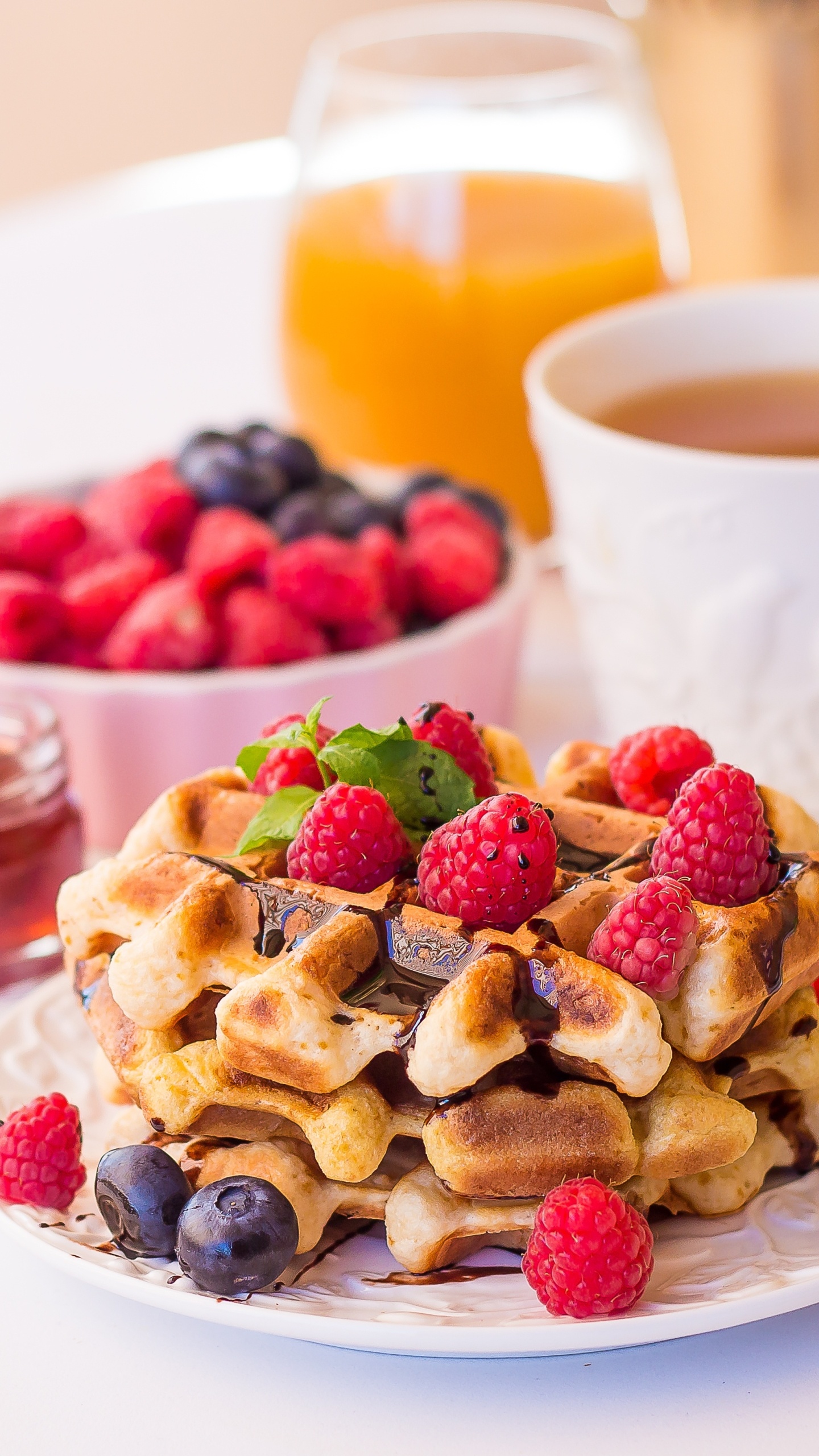 Delectable waffles, Foodie's delight, Brunch favorite, Comforting flavors, 1440x2560 HD Phone