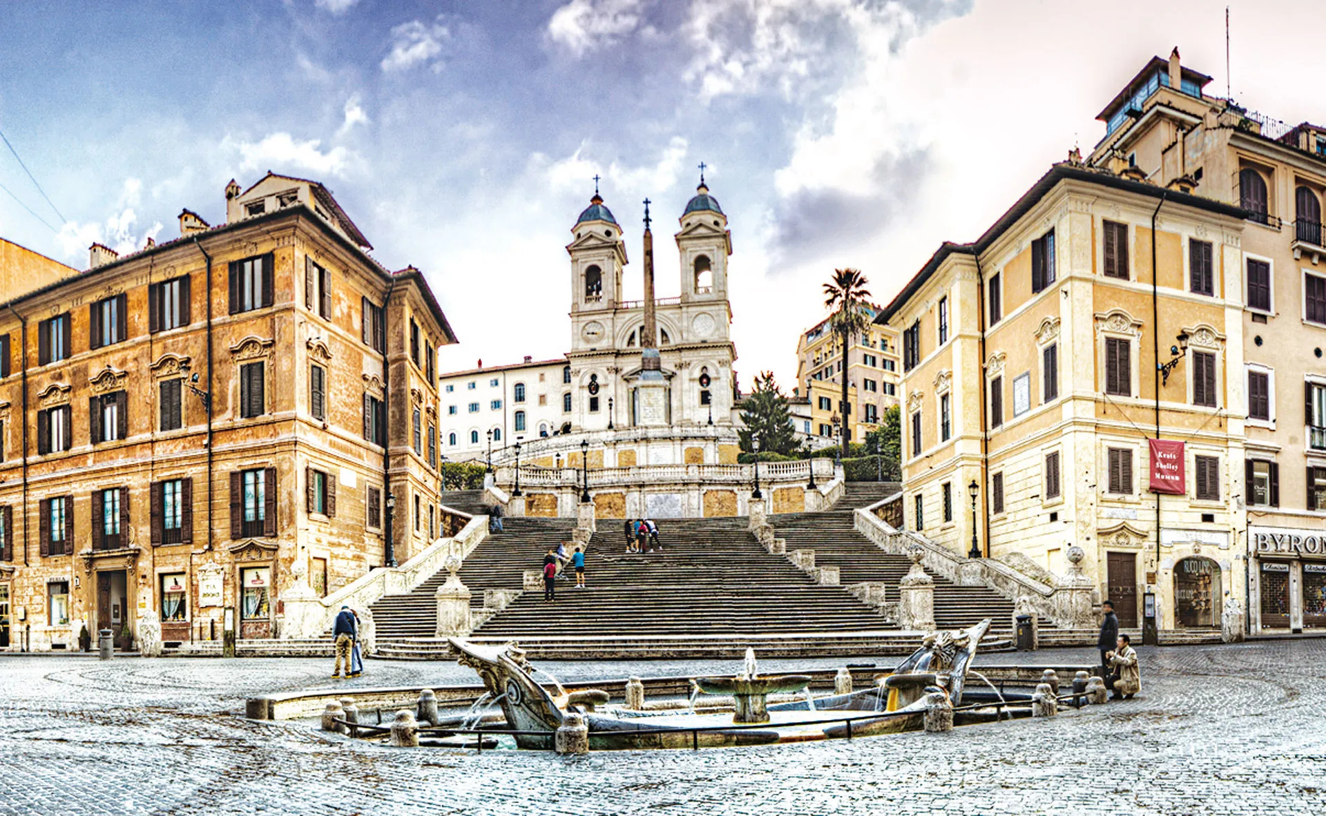 Piazza di Spagna, Rome, Travels, Magnificent square, 1920x1190 HD Desktop