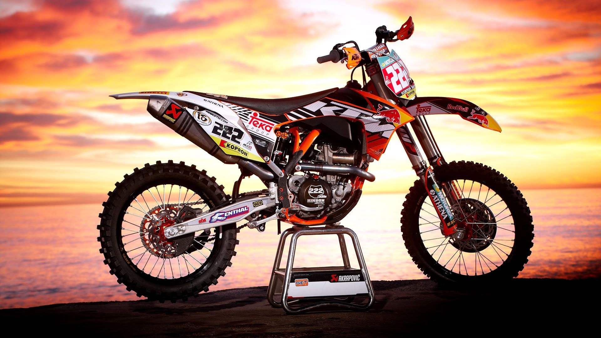 KTM Motocross, Top free, Backgrounds, 1920x1080 Full HD Desktop