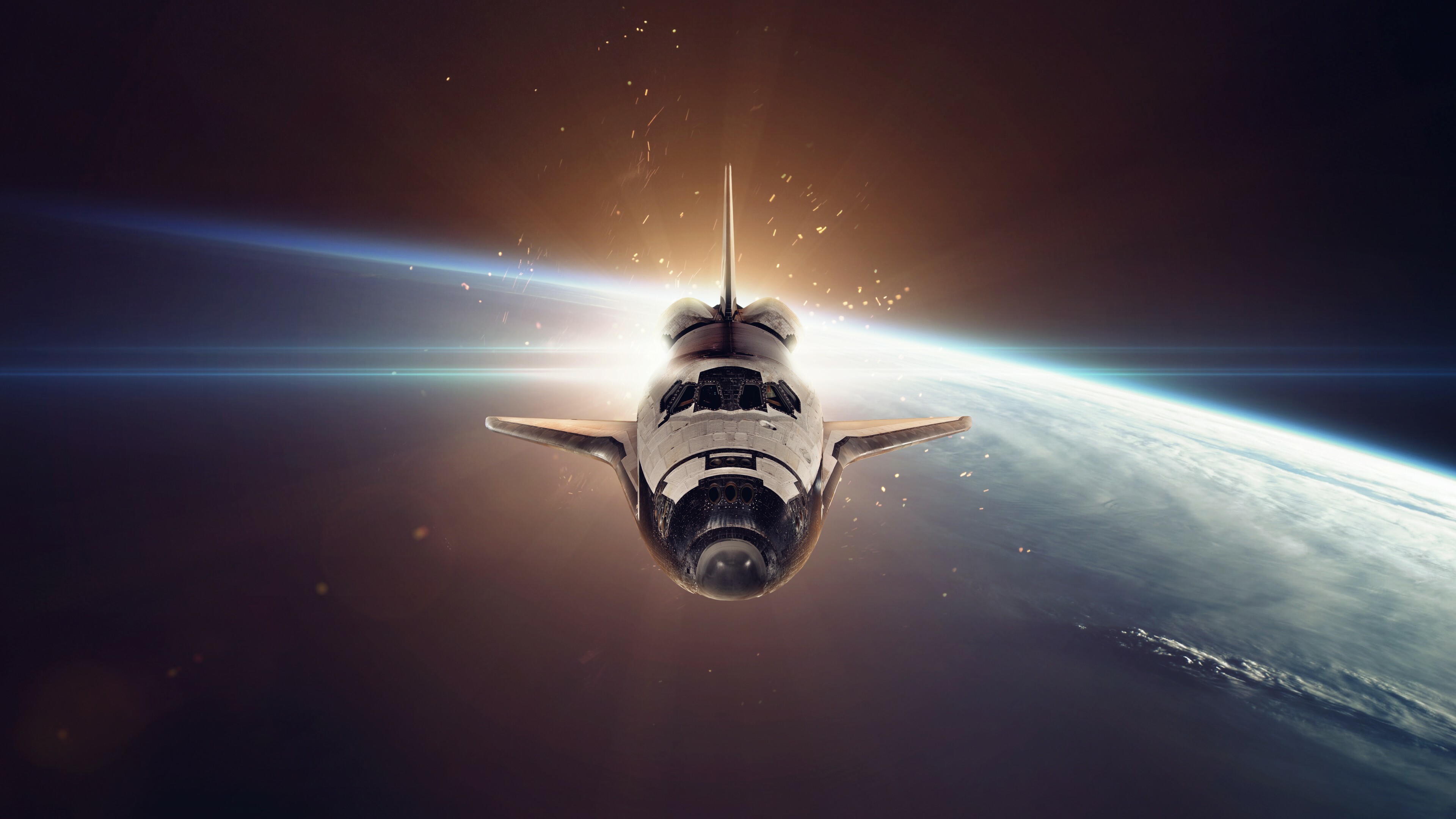 Orbiter Vehicle, Spaceship Wallpaper, 3840x2160 4K Desktop