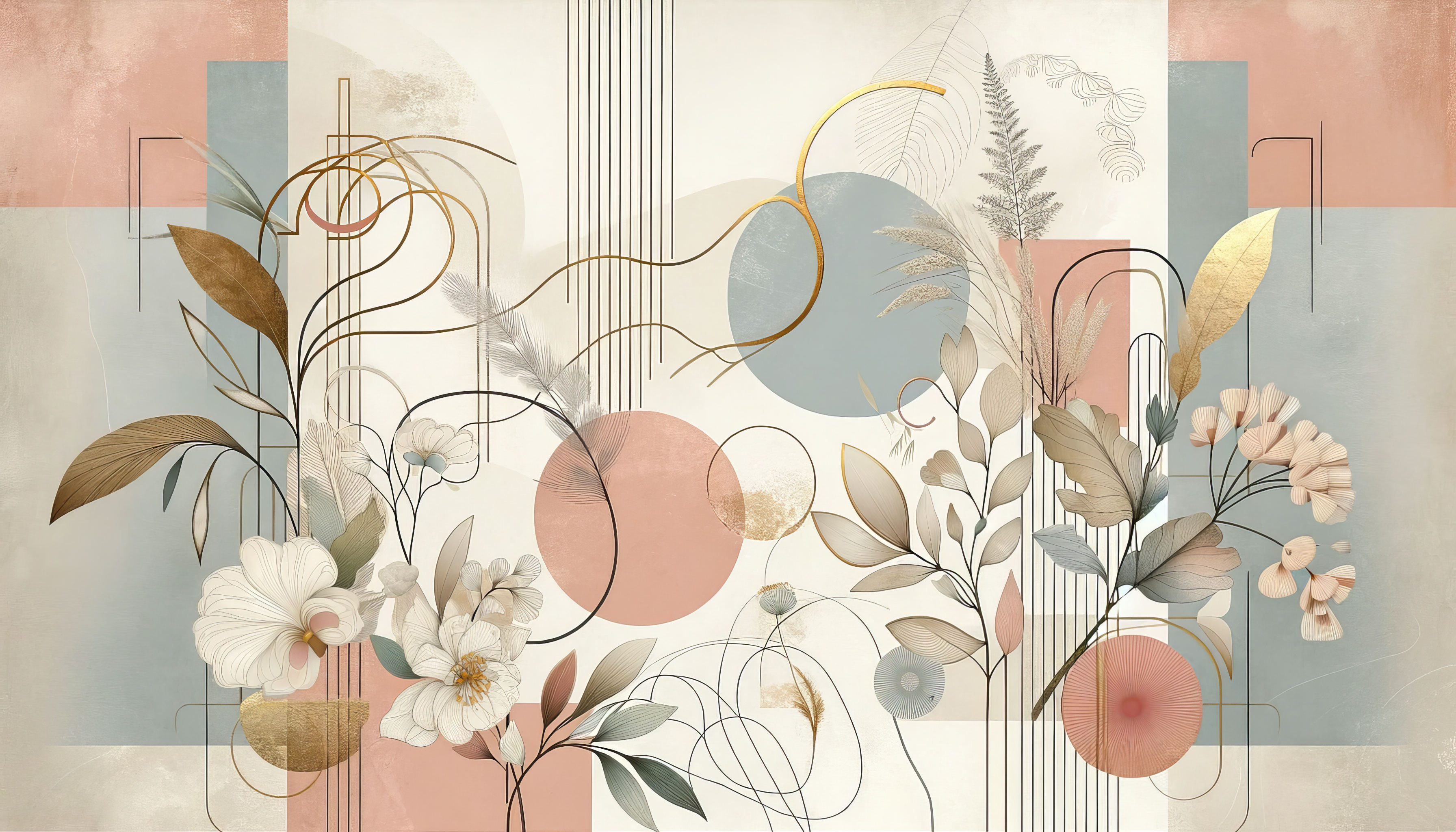 Floral, Aesthetic Wallpaper, 3590x2050 HD Desktop