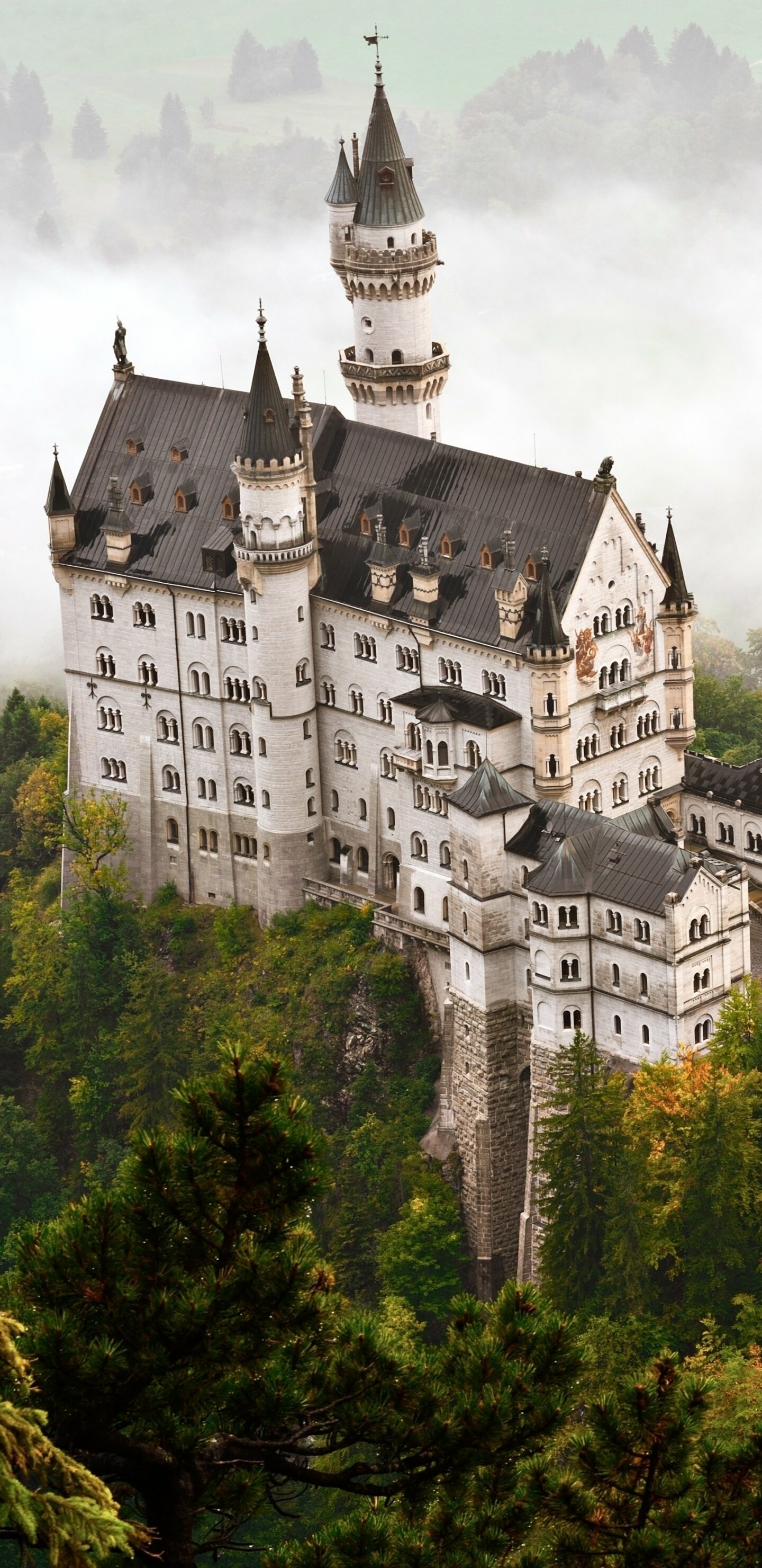 Neuschwanstein Castle, Man-made, Travels,, 1440x2960 HD Phone