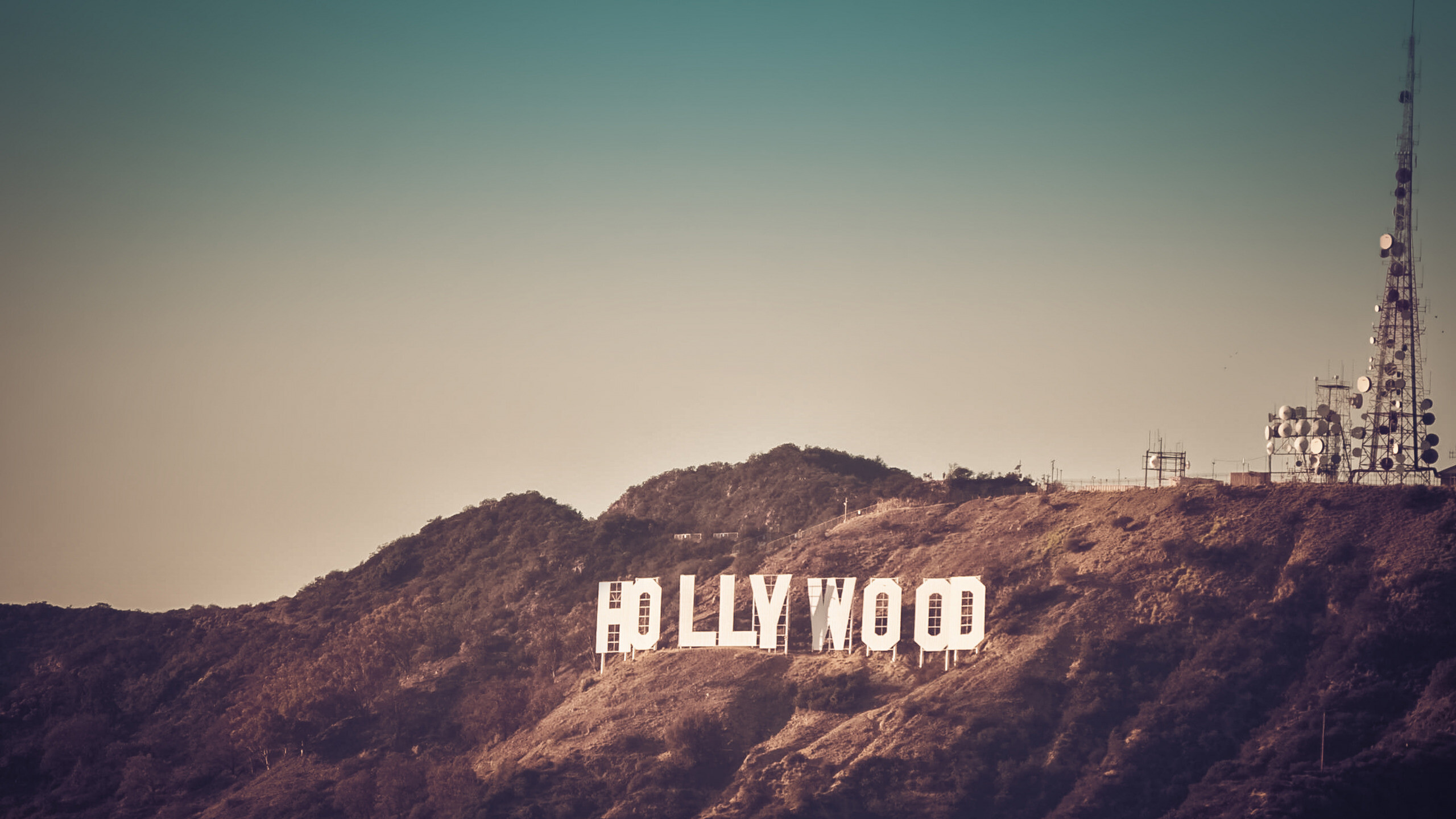 Hollywood Sign, Los Angeles California, 2560x1440 HD Desktop