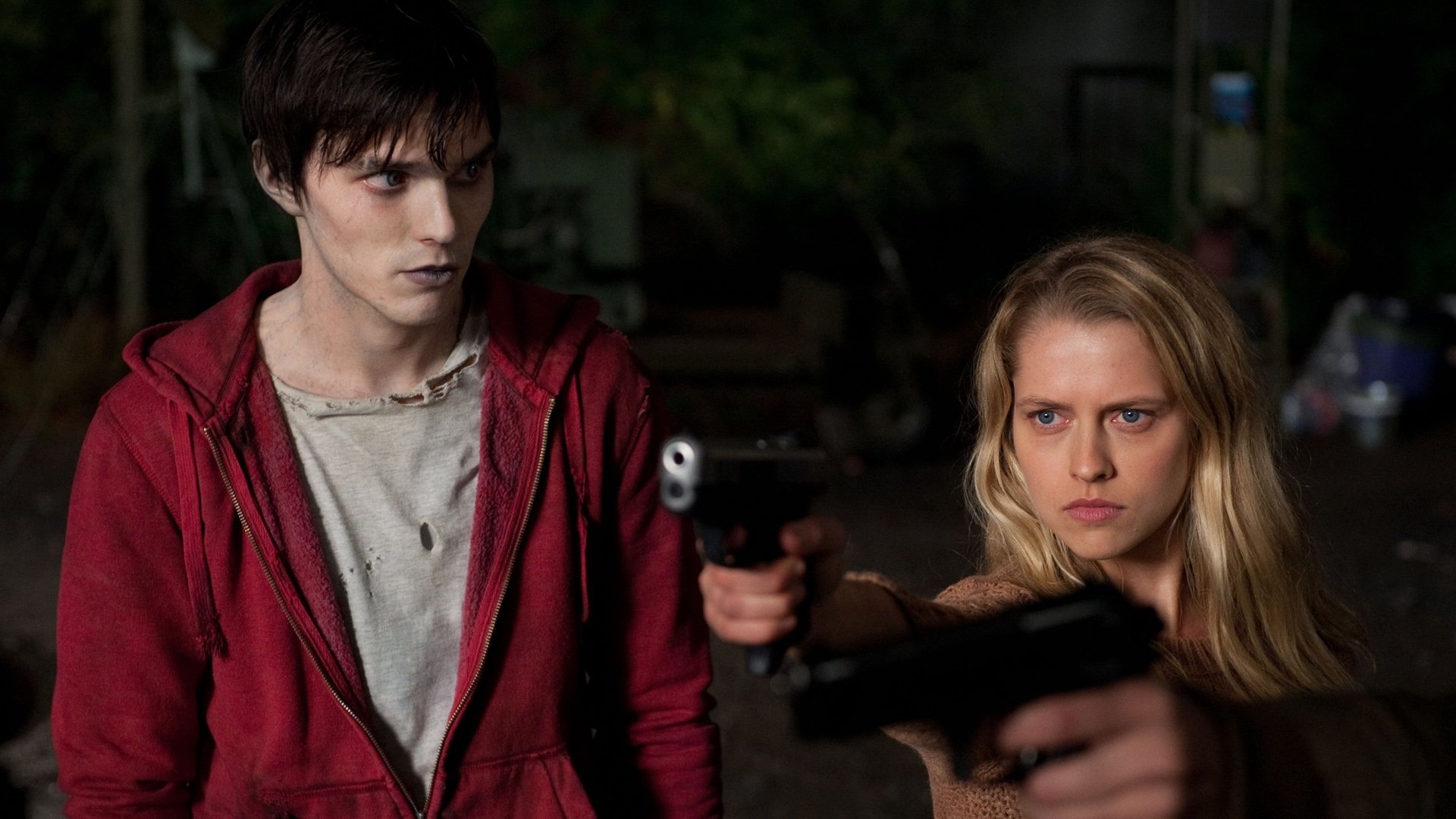 Warm Bodies journey, Love amidst chaos, Unconventional romance, Vibrant atmosphere, 1920x1080 Full HD Desktop