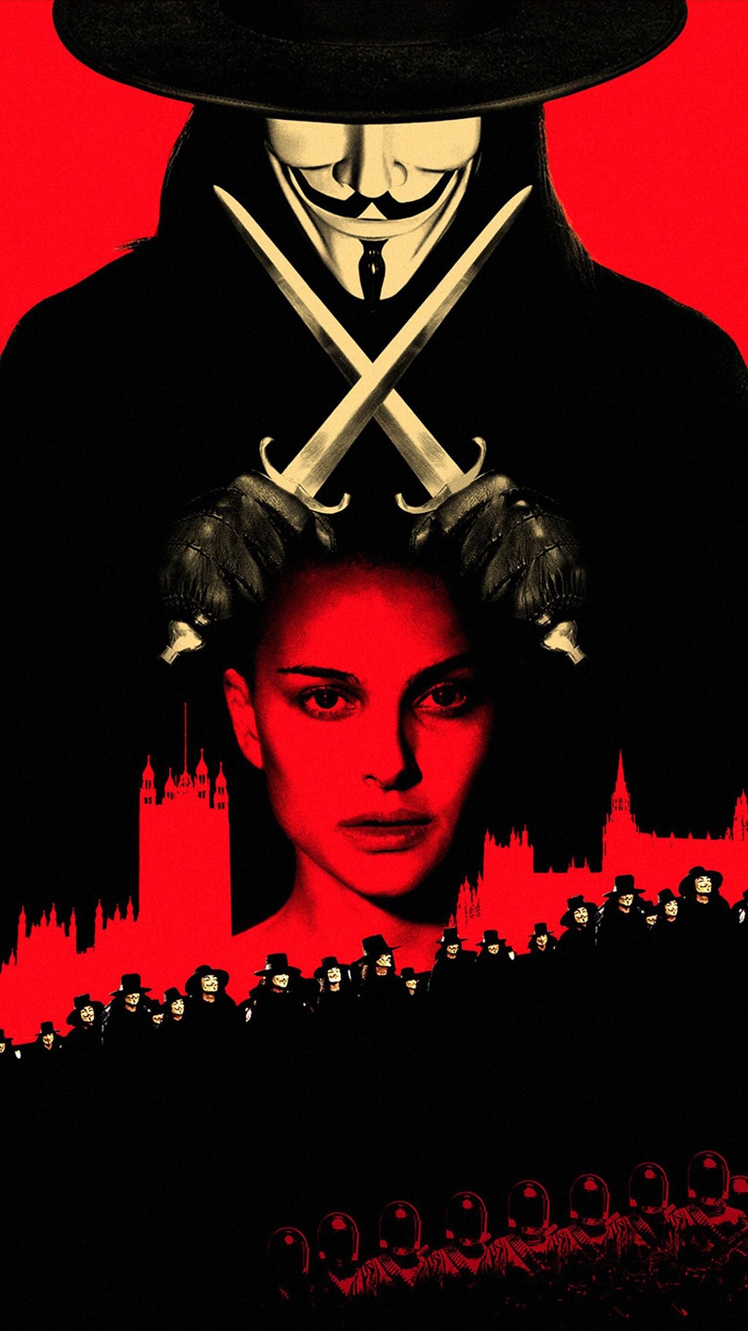 V for Vendetta, Phone wallpaper, Movie mania, Dark and mysterious, 1540x2740 HD Phone