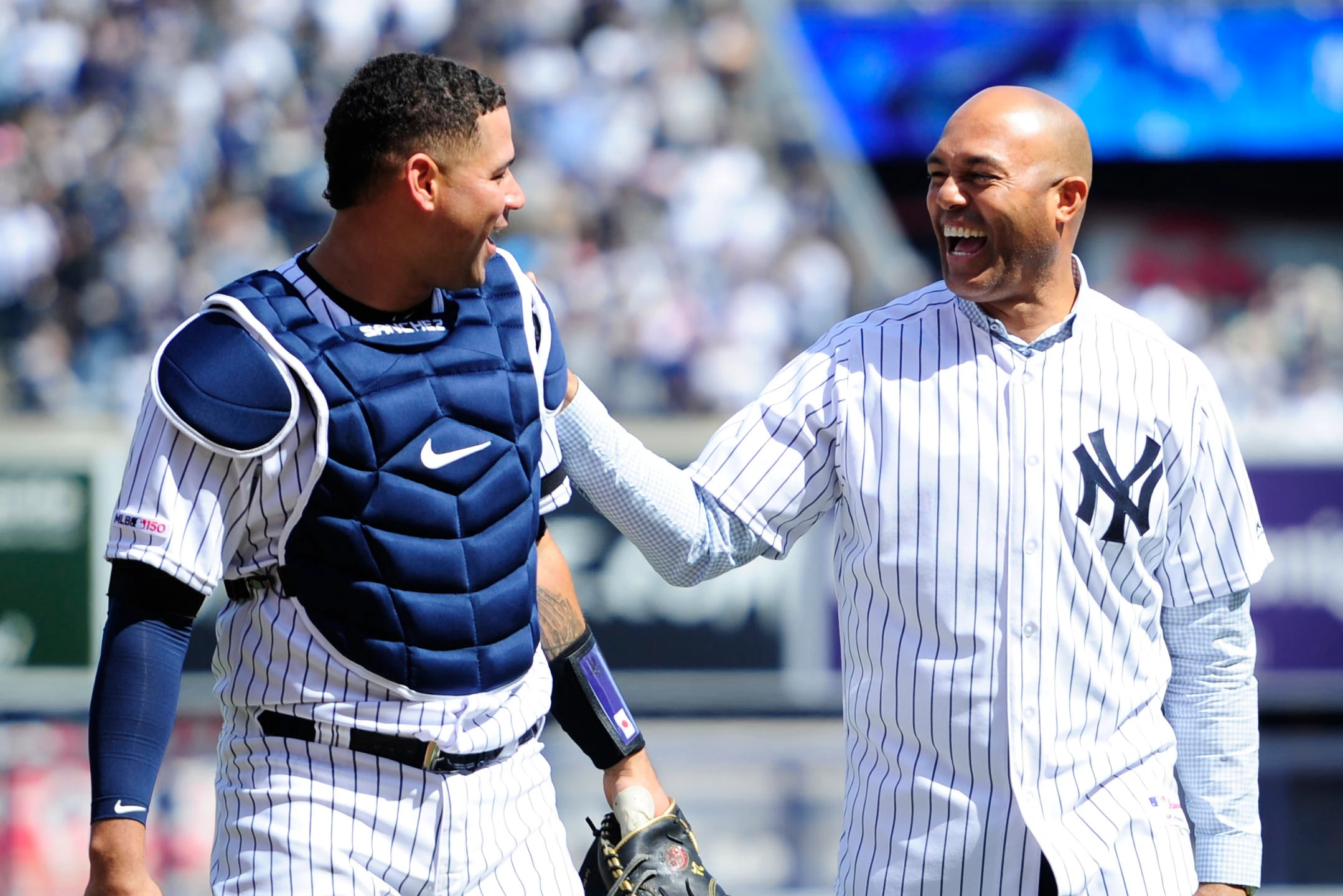 Gary Sanchez, Mariano Rivera Wallpaper, 2160x1440 HD Desktop