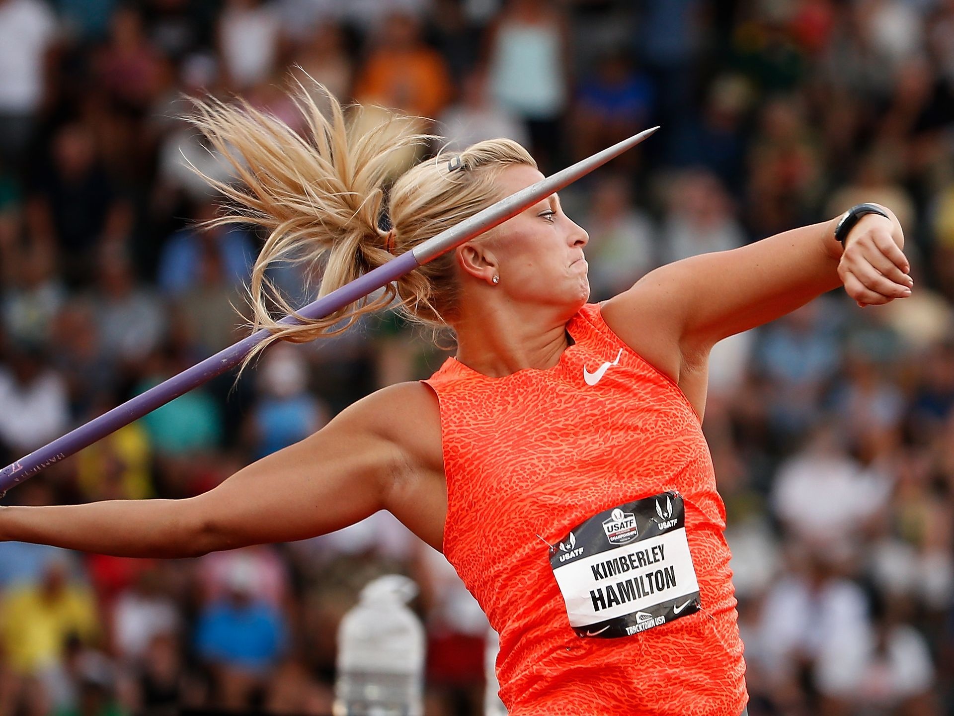 Kimberley Hamilton, Javelin Throw Wallpaper, 1920x1440 HD Desktop