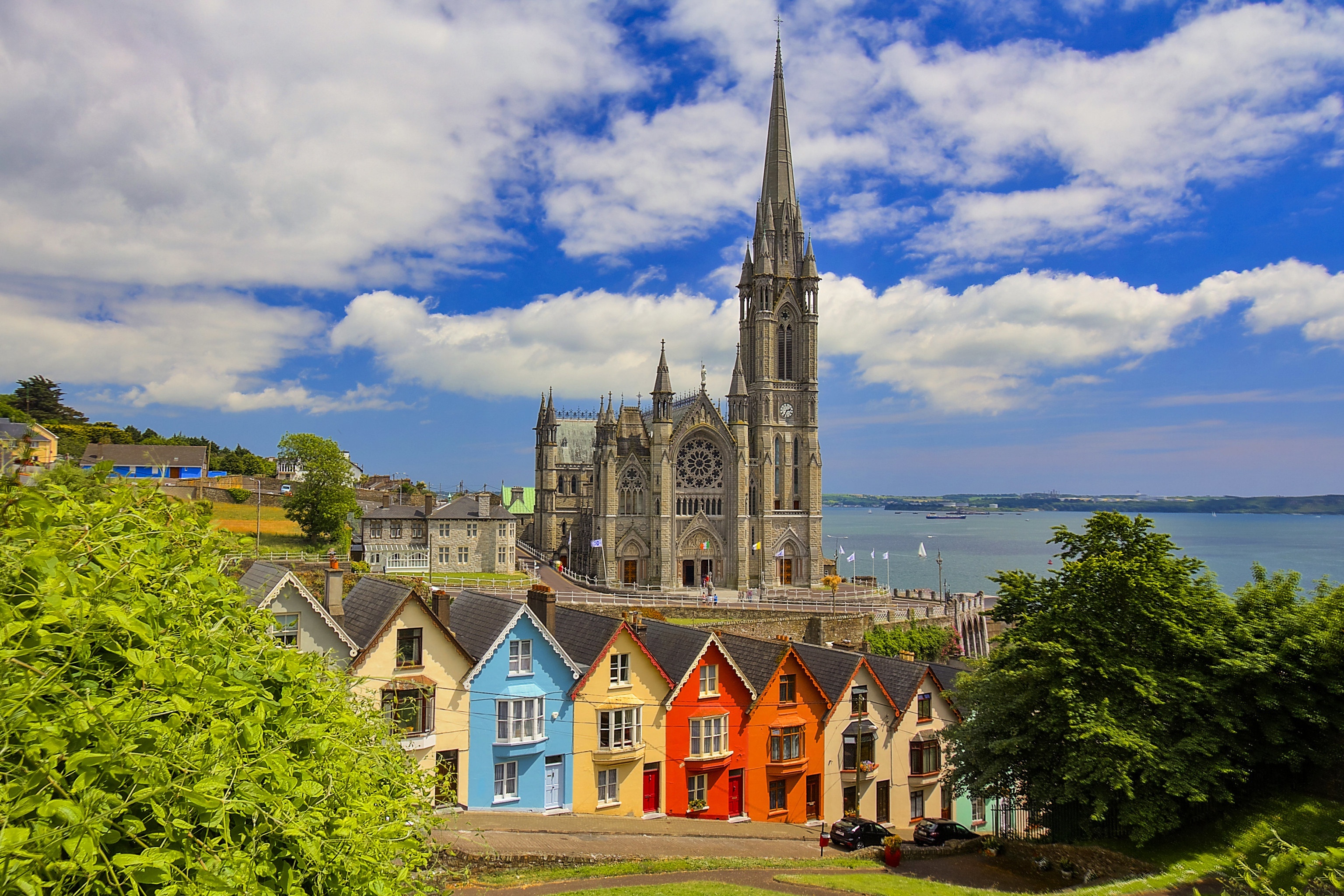 St. Colman's cathedral, County Cork gem, Irish architecture, Historical beauty, 3080x2050 HD Desktop