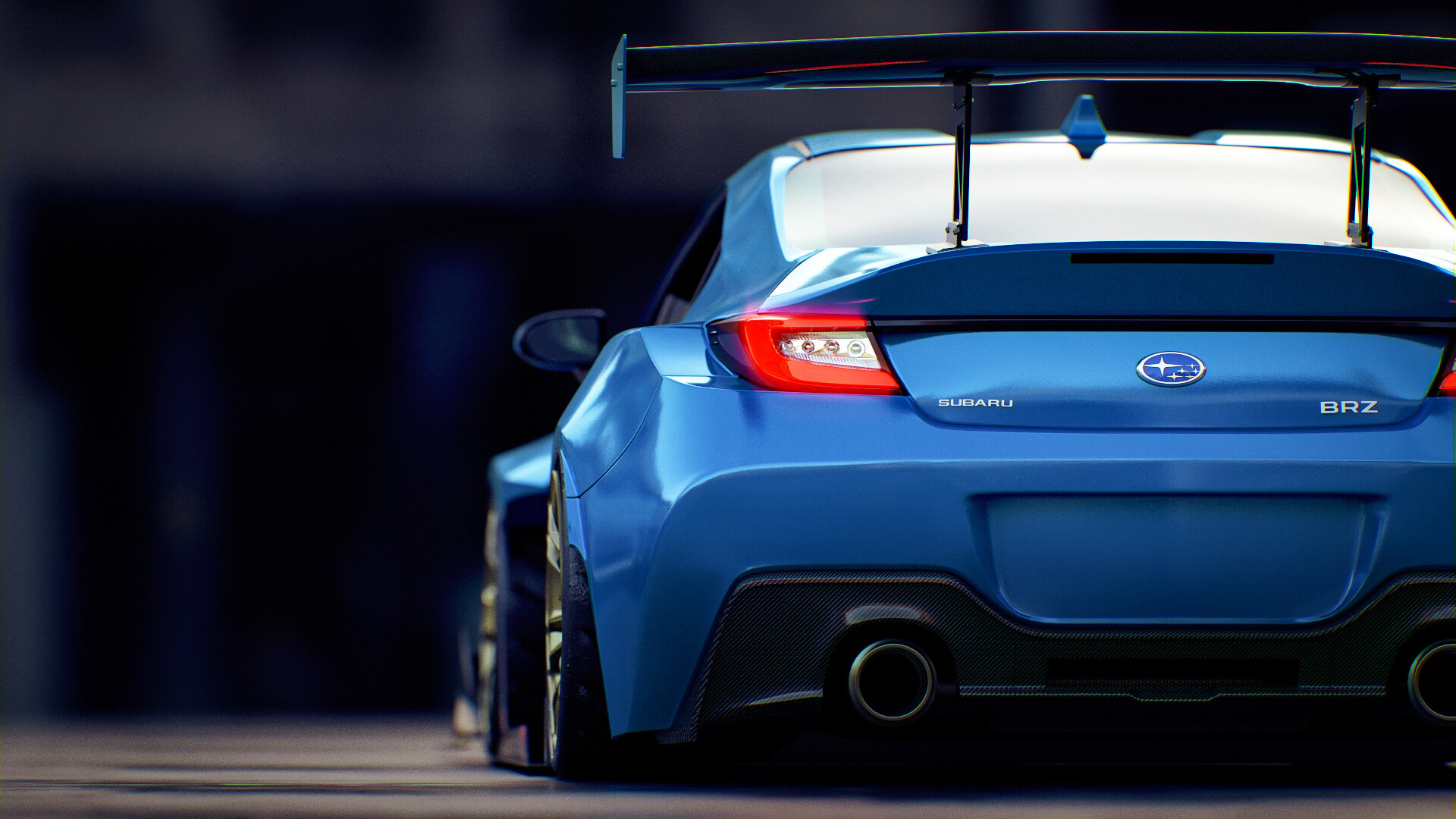 Subaru BRZ, 2022 custom concept, 1920x1080 Full HD Desktop