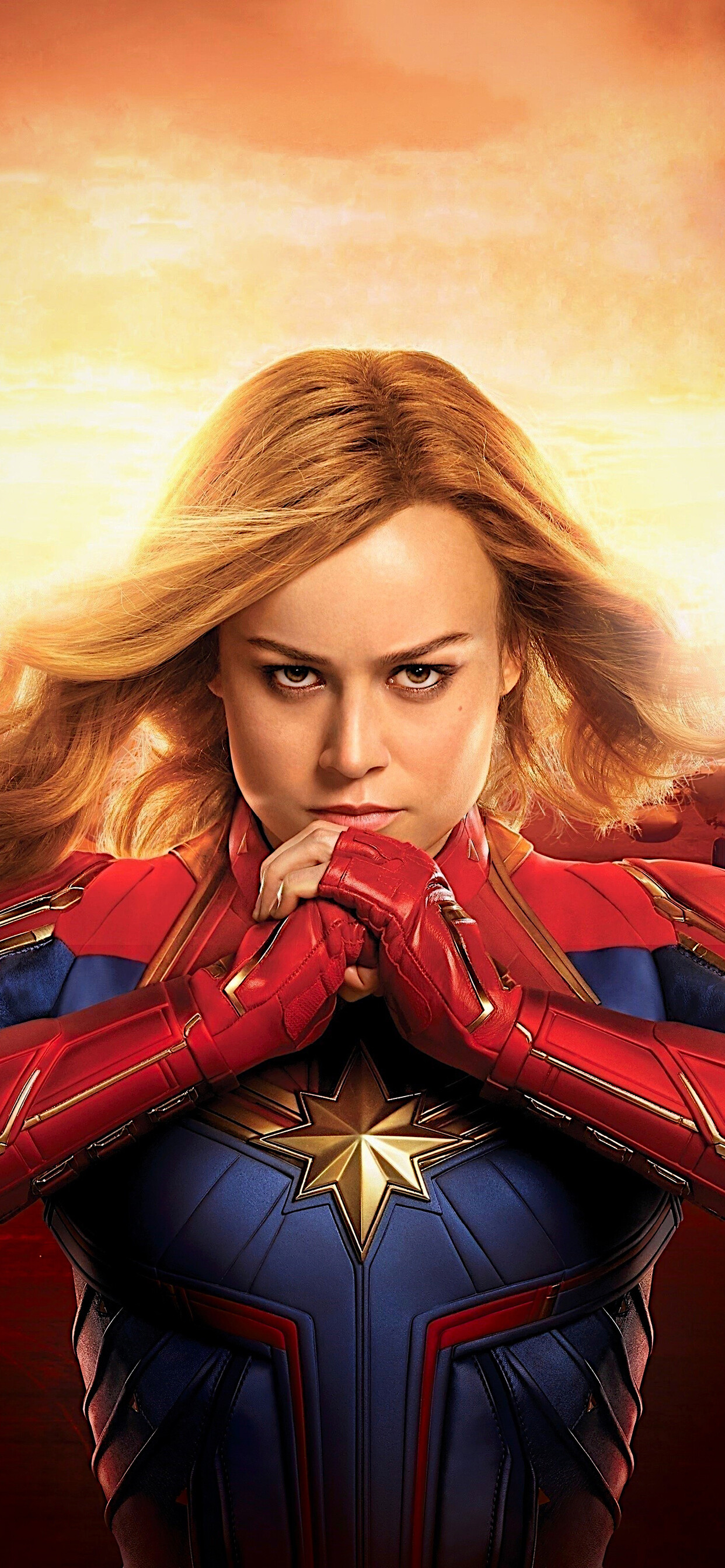 Ms. Marvel, Comics superheroine, Captain Marvel, Brie Larson, 1250x2690 HD Phone