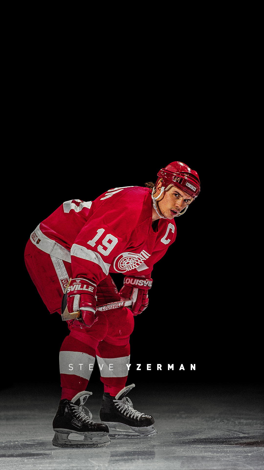 Steve Yzerman, Detroit Red Wings Wallpaper, 1080x1920 Full HD Phone