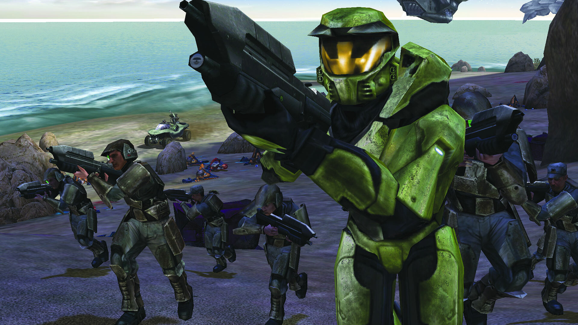 Halo: Combat Evolved, Gaming icon, Legendary battles, Gamespot videos, 1920x1080 Full HD Desktop