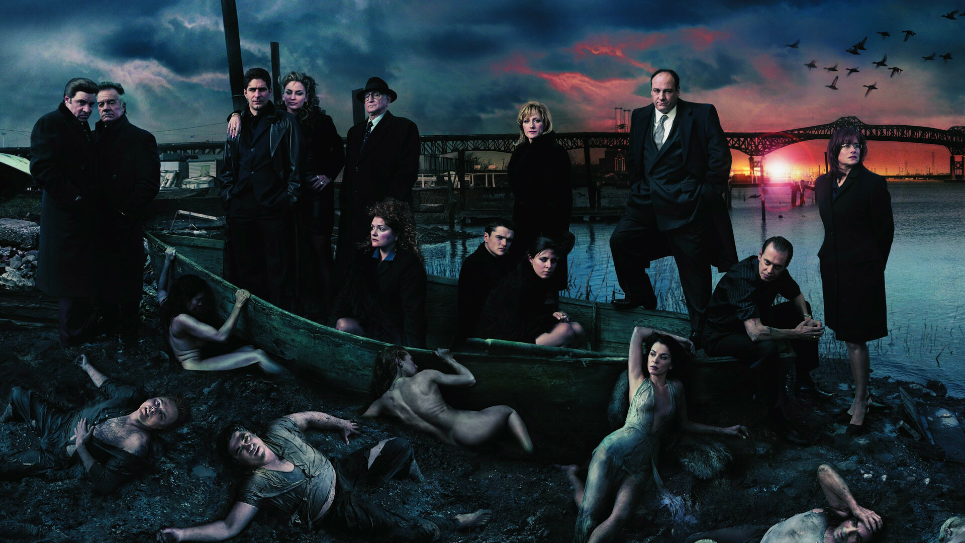 The Sopranos, Dramatic crime series, HD wallpaper, TV shows, 1920x1080 Full HD Desktop