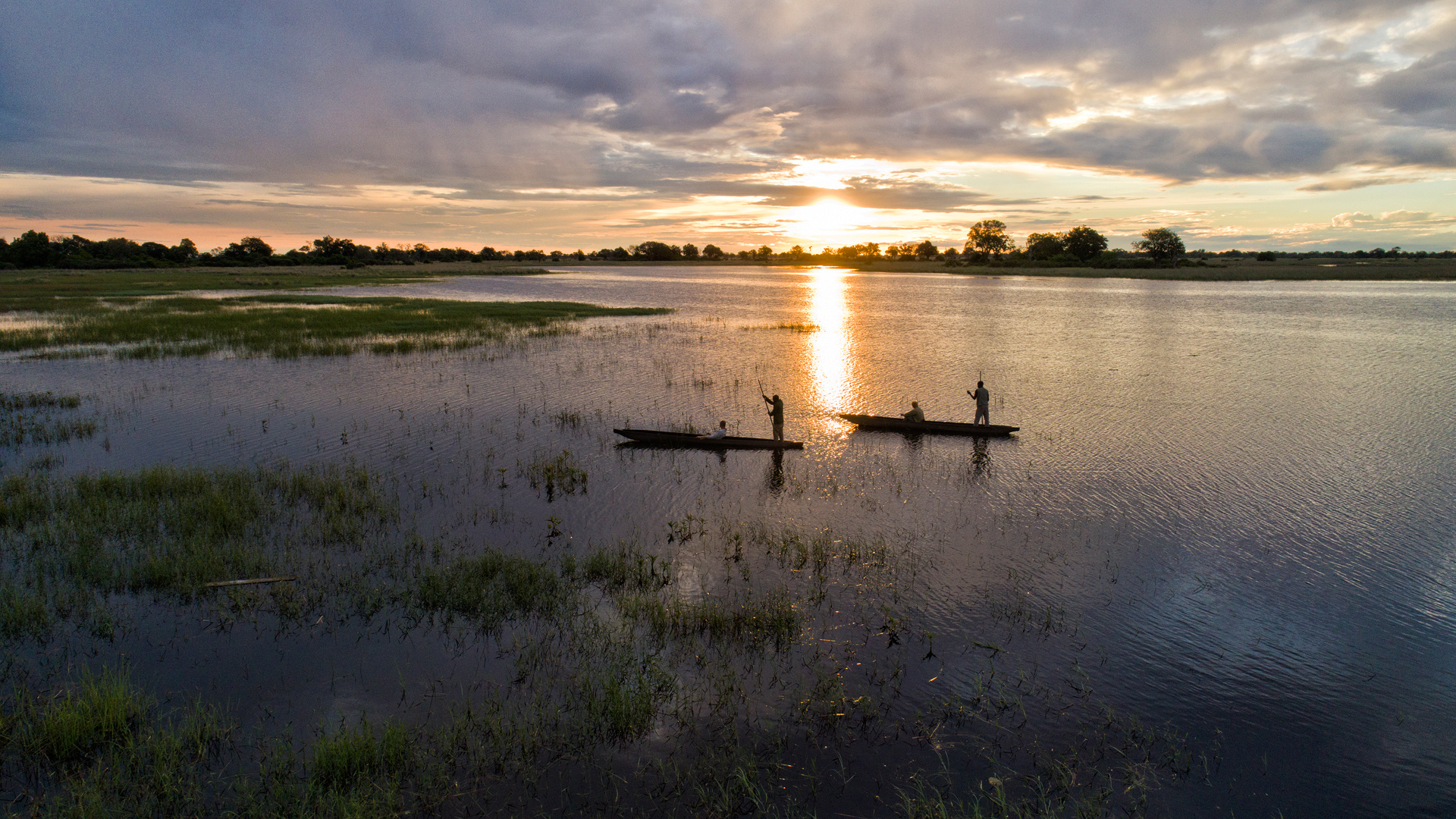 Makgadikgadi Pan wallpapers, Botswana landscape, Salt pan, Nature's spectacle, 1920x1080 Full HD Desktop