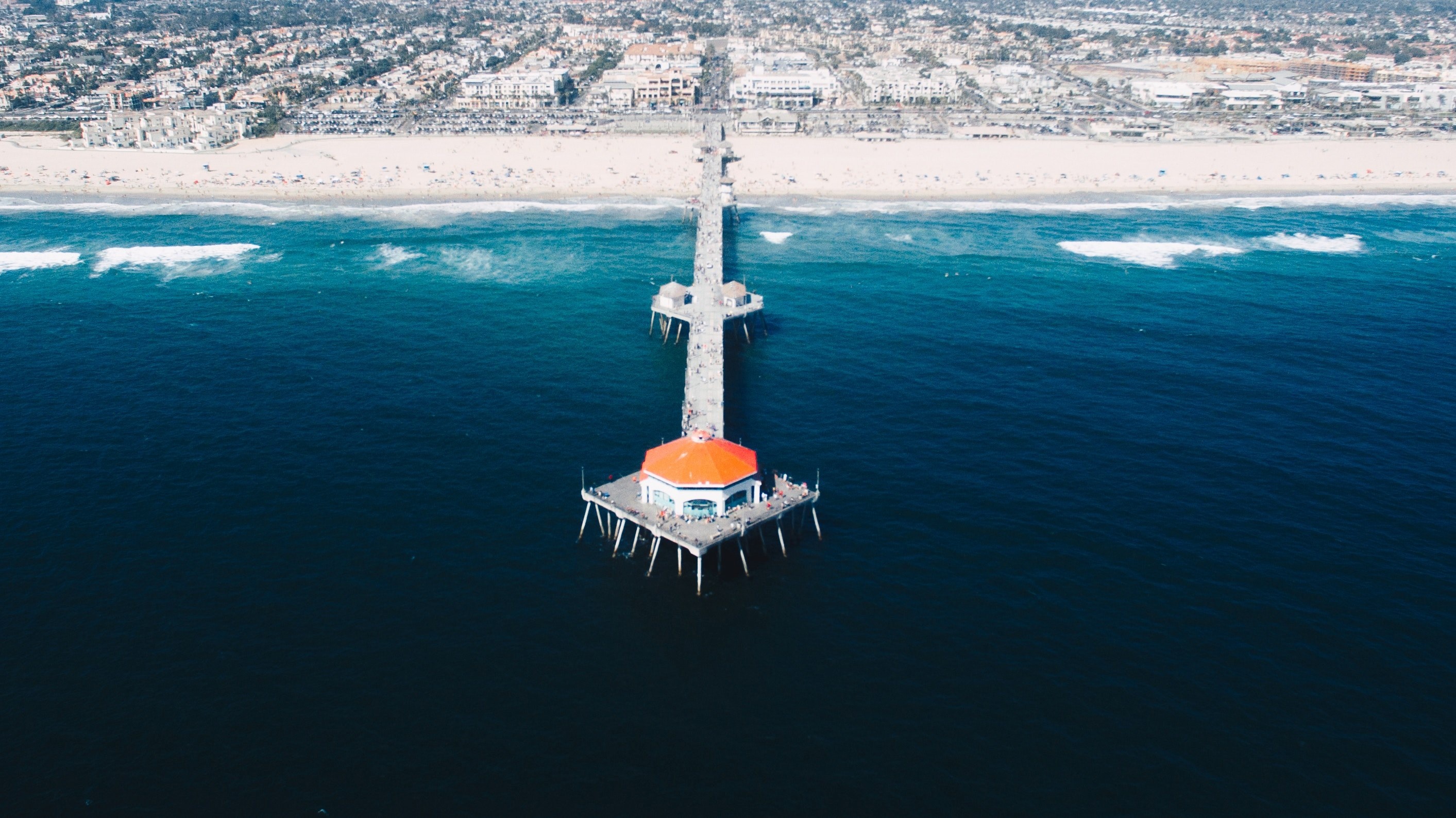 Huntington Beach, Travels, Beautiful beach, Amazing views, 2830x1590 HD Desktop