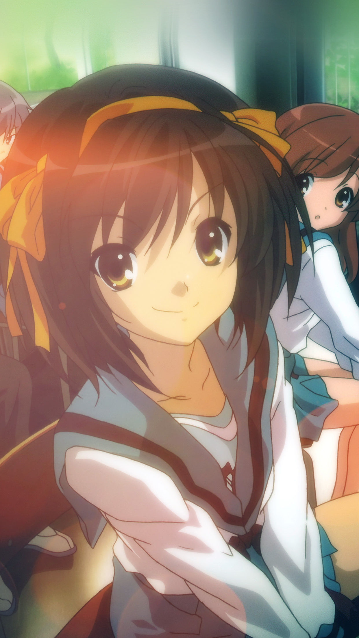 Ao51 Suzumiya Haruhi no Yuuutsu, Anime art, Flare wallpaper, Anime, 1250x2210 HD Phone