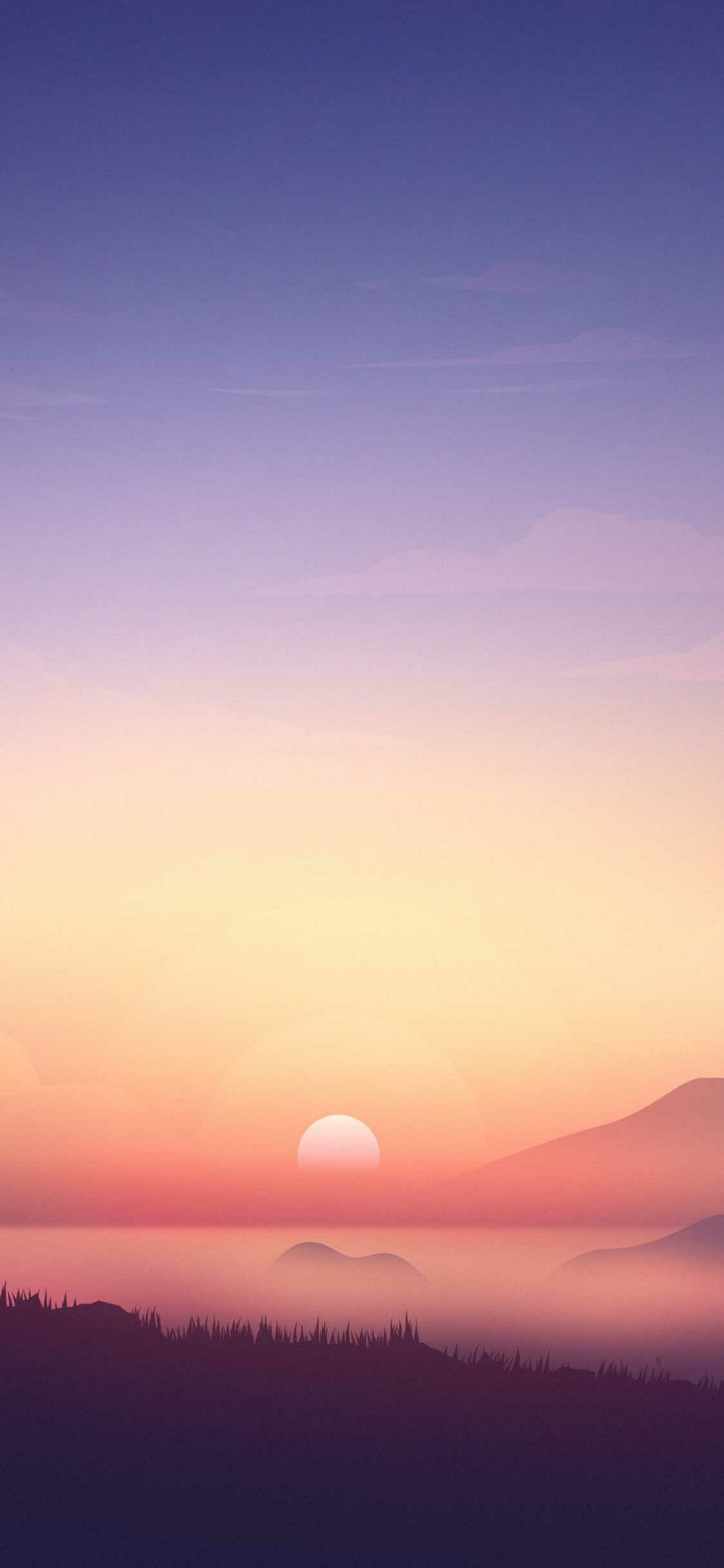 Sunrise wallpaper, Magical hues, Inspiring nature, Dawn's splendor, 1130x2440 HD Phone