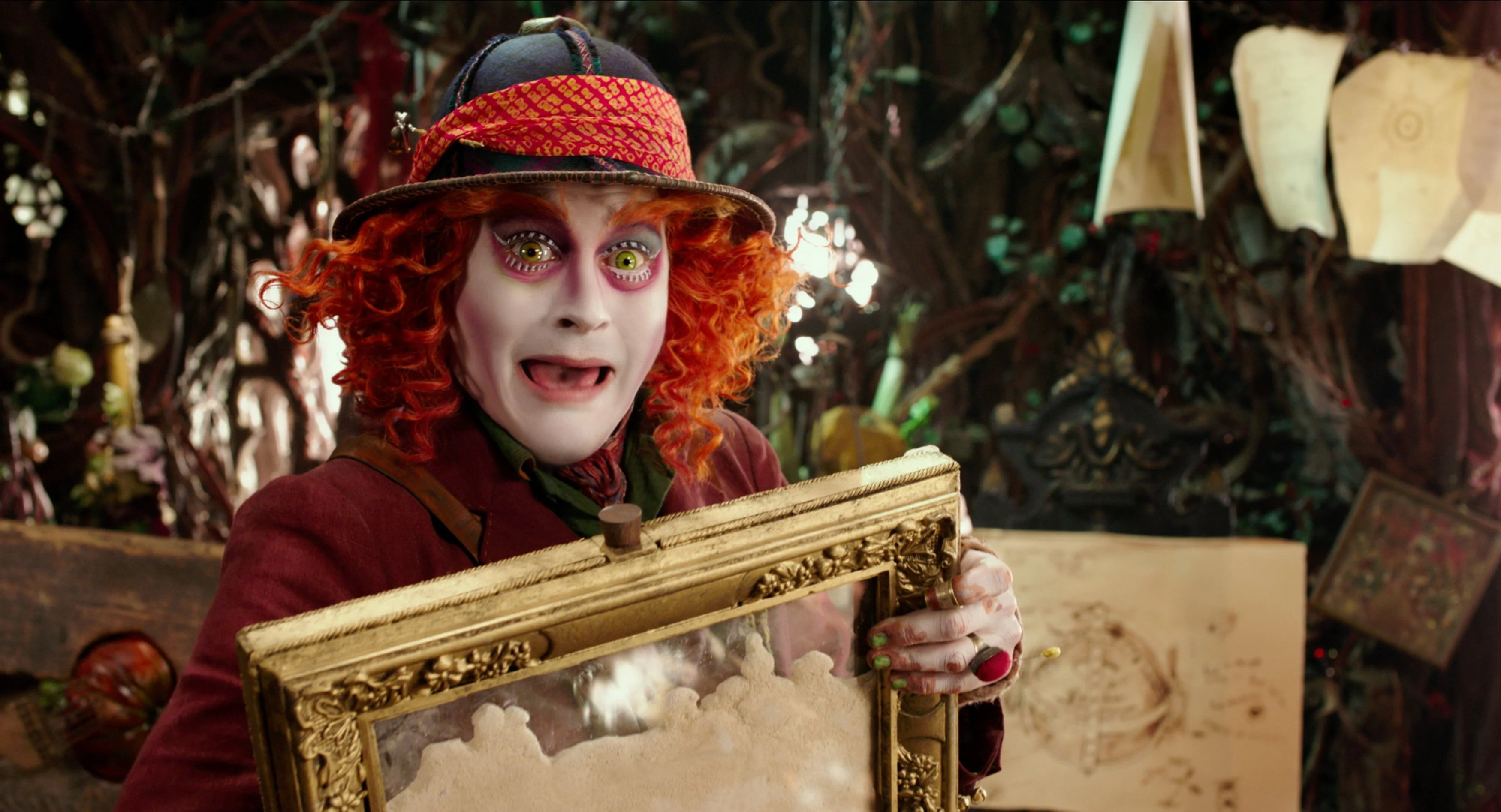 Johnny Depp, Mad Hatter, Sequel, Time, 3500x1900 HD Desktop