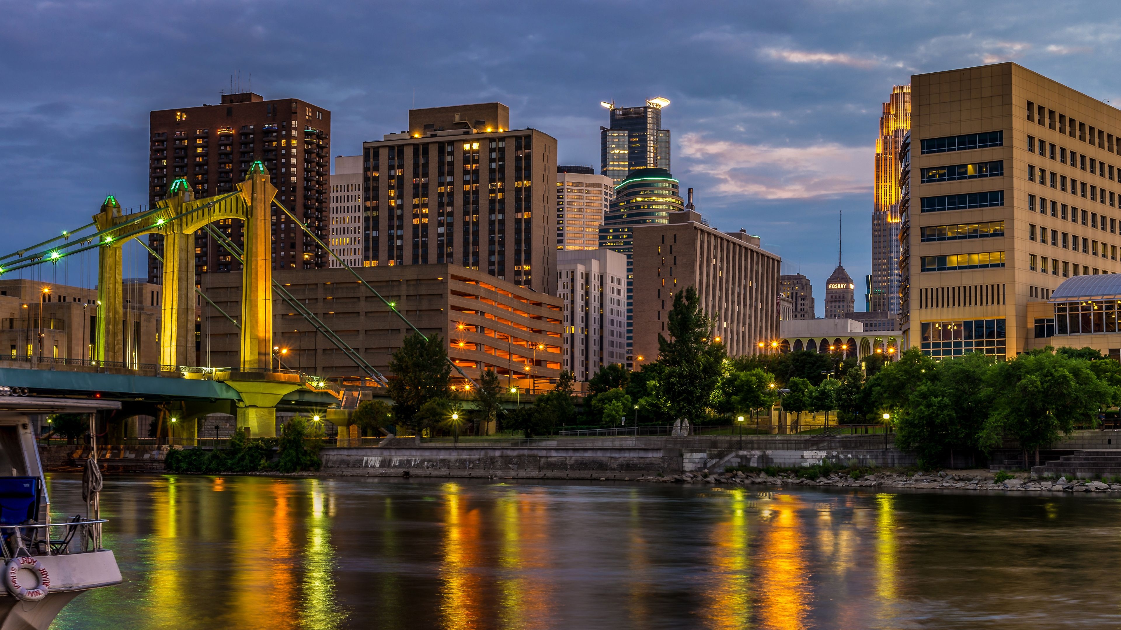 Minneapolis, Travels, Top free backgrounds, 3840x2160 4K Desktop