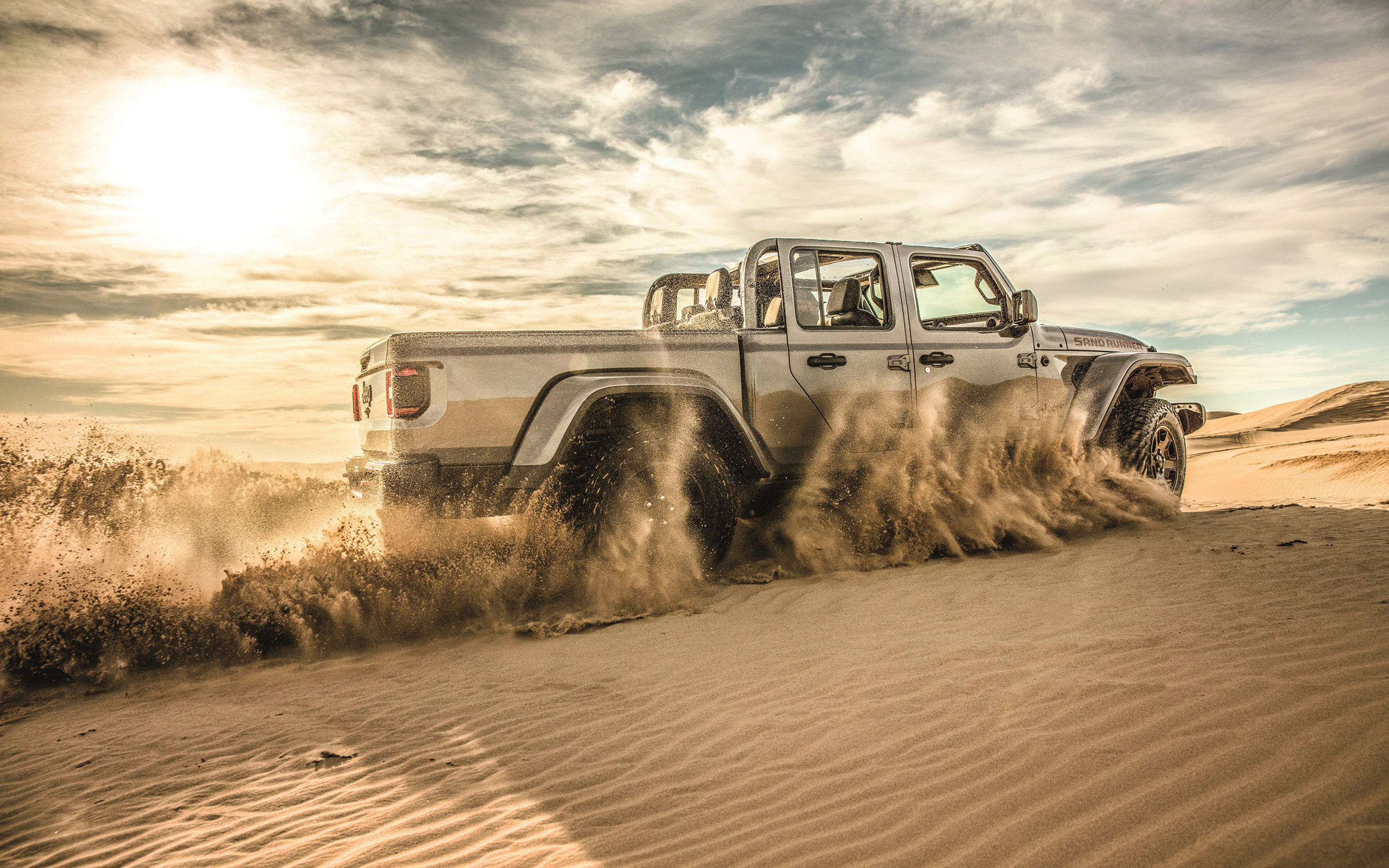 Sand Runner Edition, Jeep Gladiator Wallpaper, 2880x1800 HD Desktop