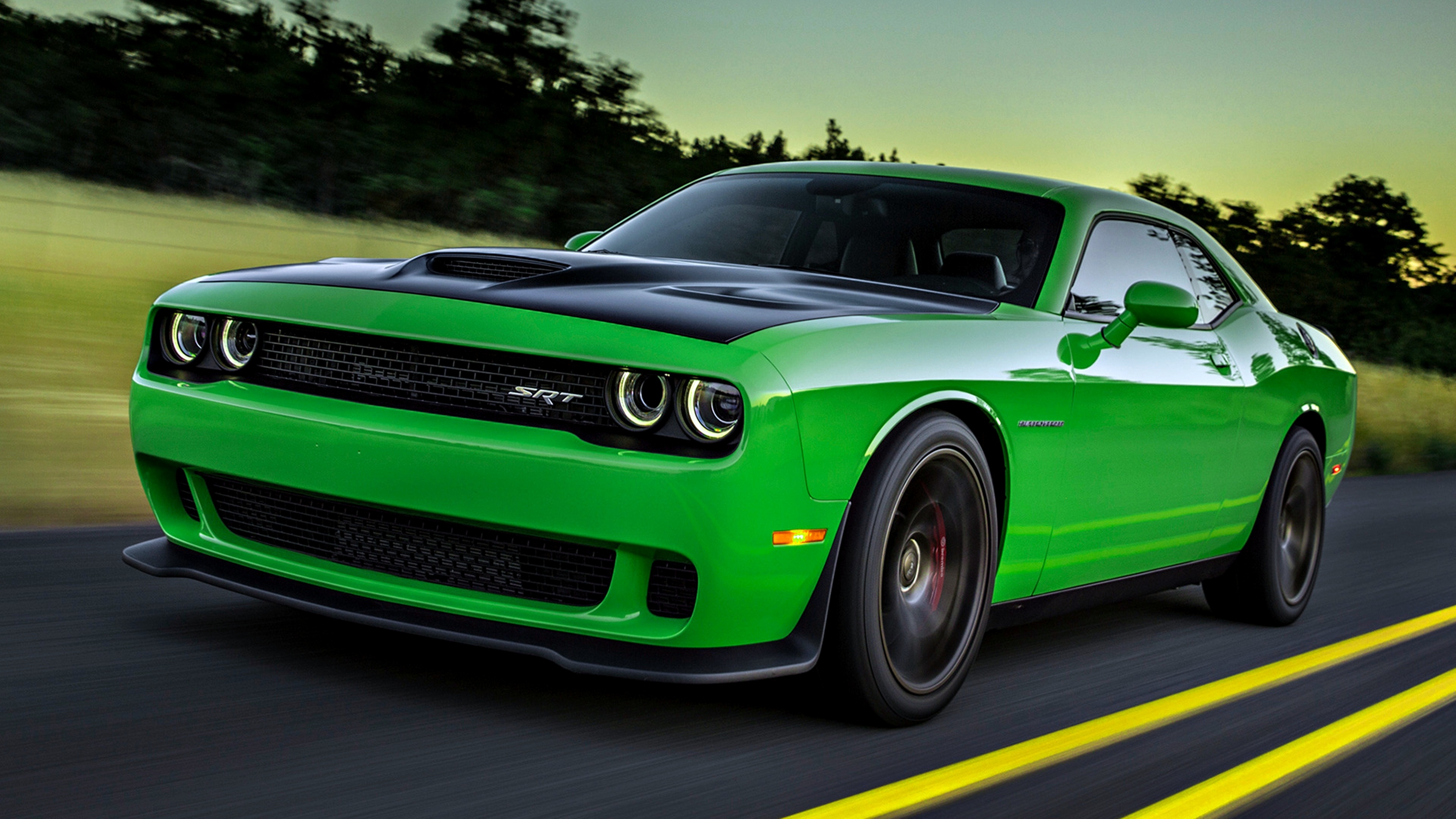 Dodge, Dodge challenger srt, HD wallpapers, 3840x2160 4K Desktop