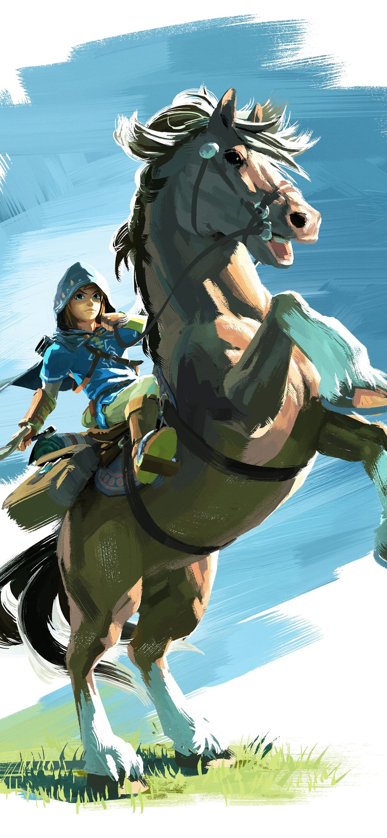 Zelda, Breath of the Wild, Rich vibrancy, Hyrule exploration, iPhone visual, 1290x2780 HD Phone