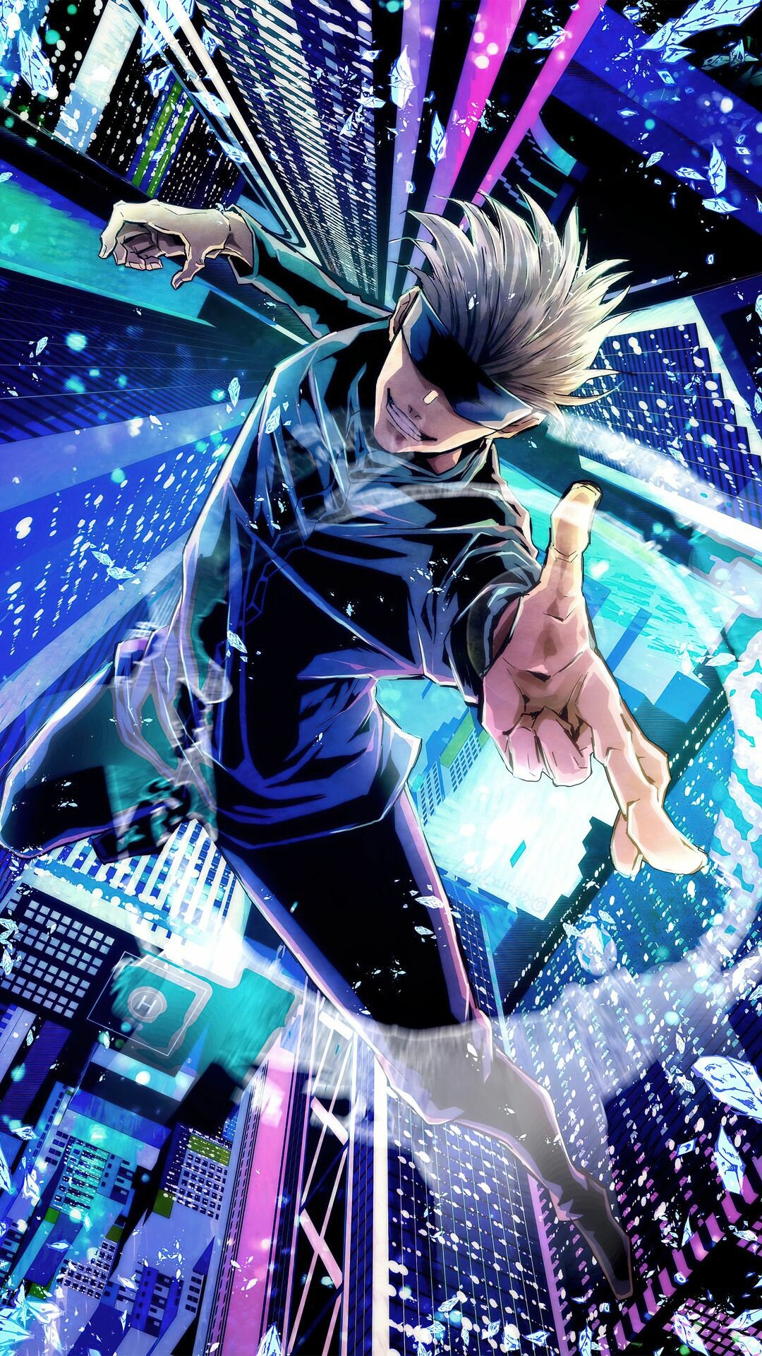 Jujutsu Kaisen, Gojo, 4K mobile wallpapers, 1080x1920 Full HD Phone
