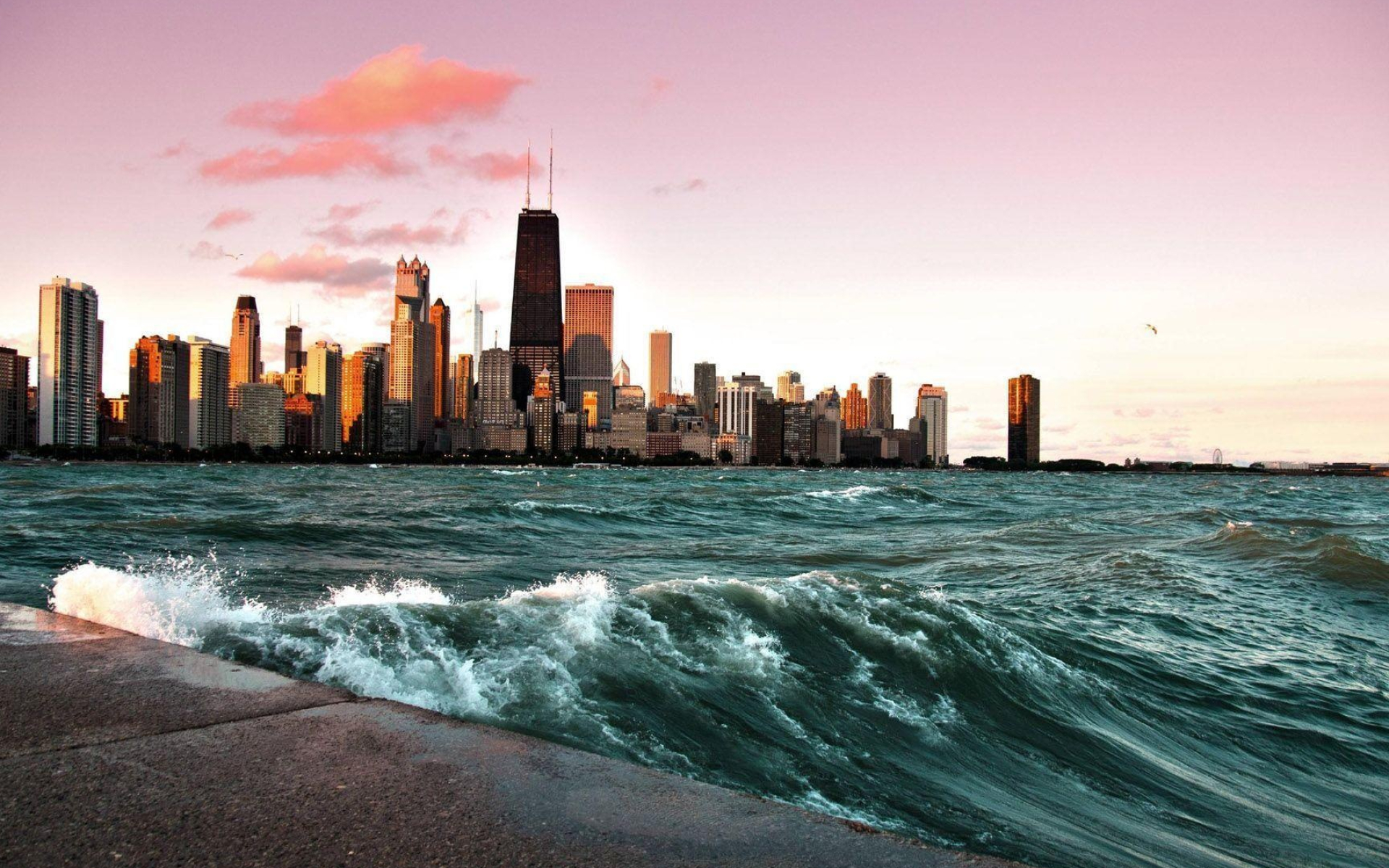 Lake Michigan, Chicago Wallpaper, 1920x1200 HD Desktop