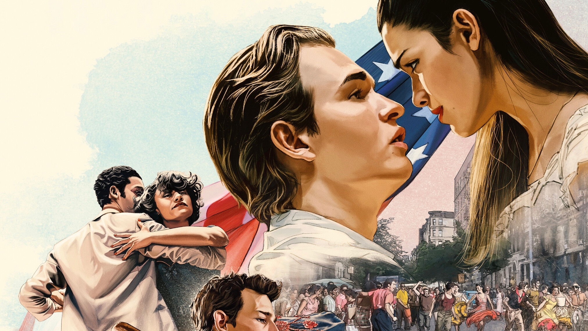 West Side Story (2021), Vibrant street life, Cultural clash, Iconic musical, 2030x1140 HD Desktop