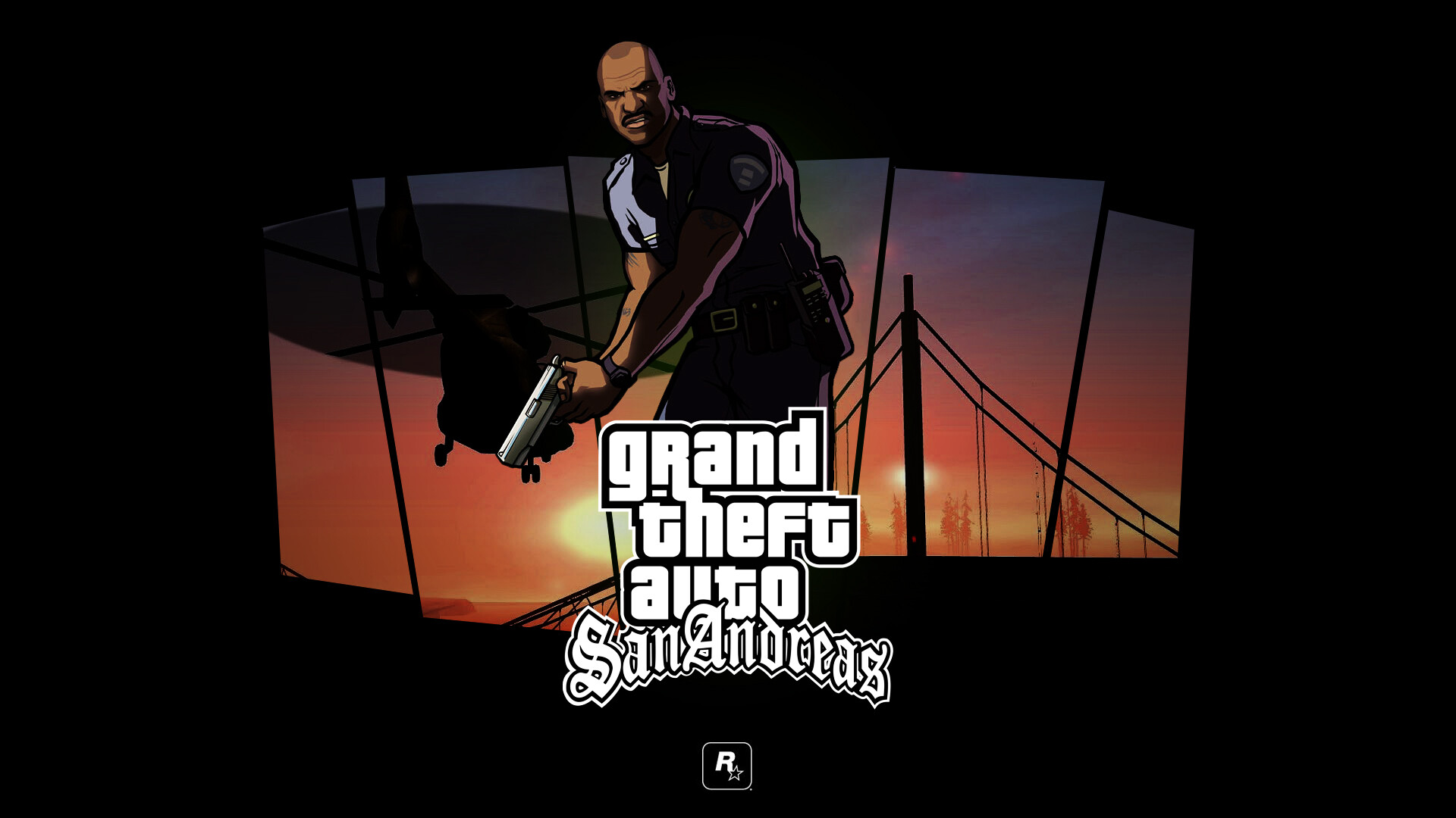 Grand Theft Auto: San Andreas, Iconic game, Nostalgic vibes, Gaming art, 1920x1080 Full HD Desktop
