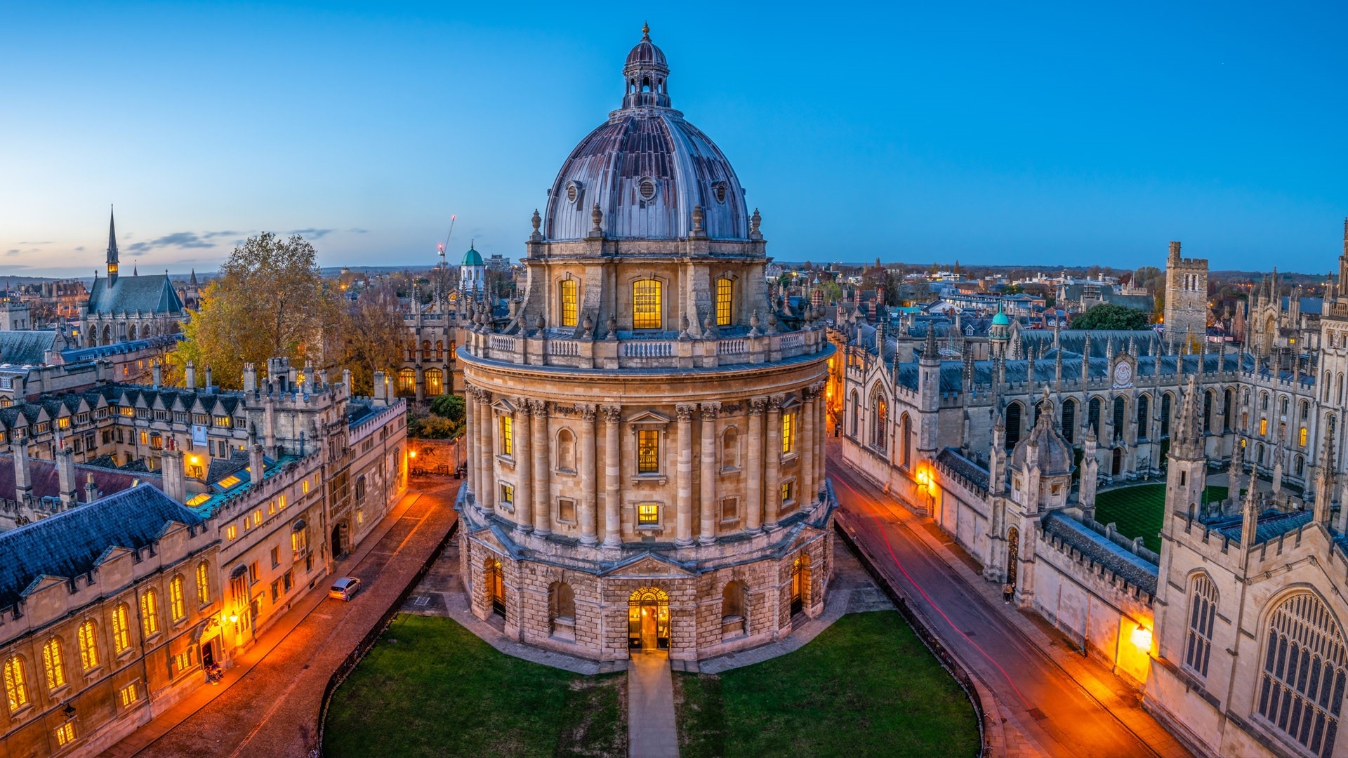 Radcliffe Camera, Oxford University, England, 1920x1080 Full HD Desktop