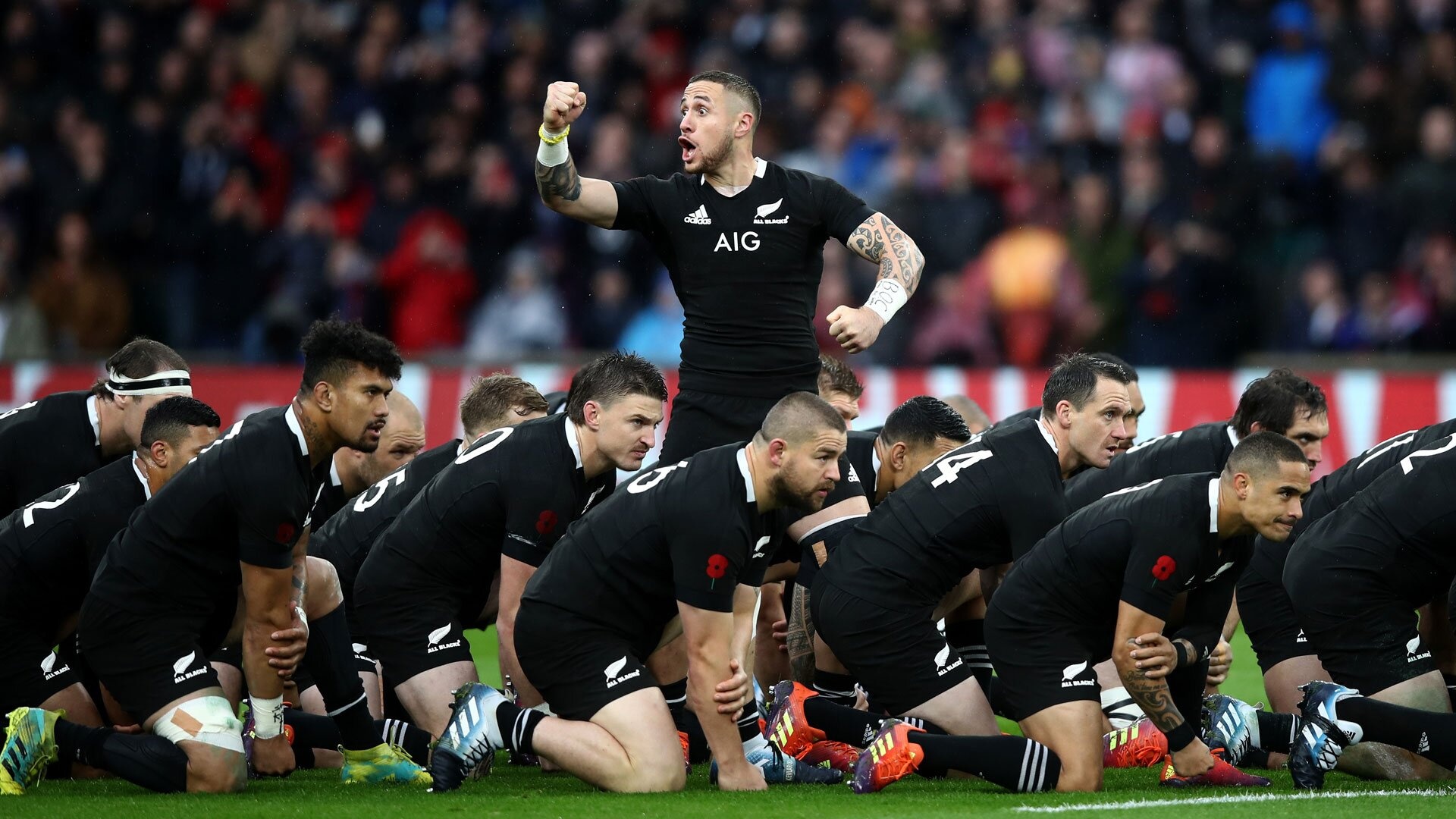 England fans rendition, Drowning out Haka, Twickenham atmosphere, Swing Low, 1920x1080 Full HD Desktop