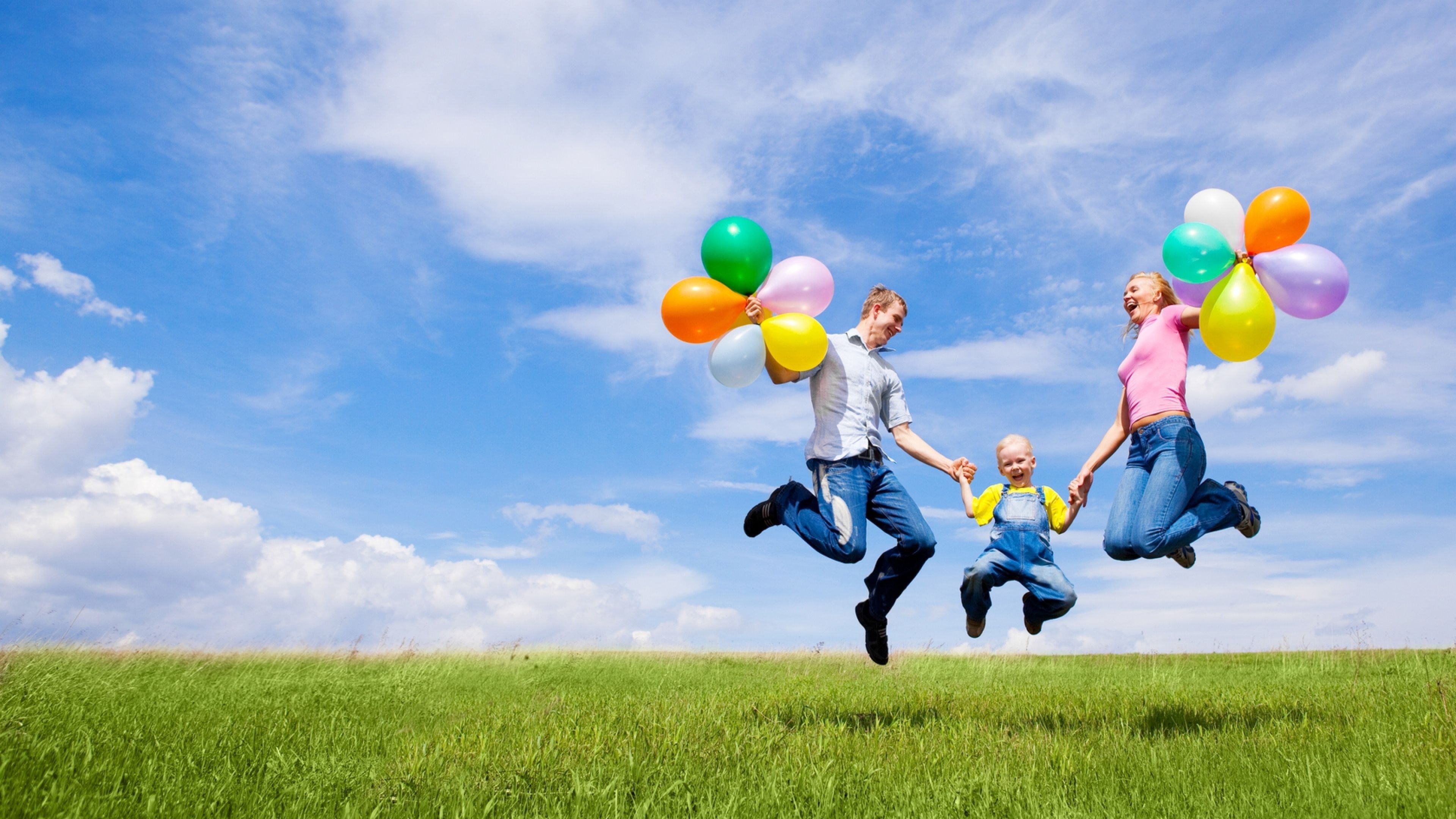 Happy Family, Happy Wallpaper, 3840x2160 4K Desktop