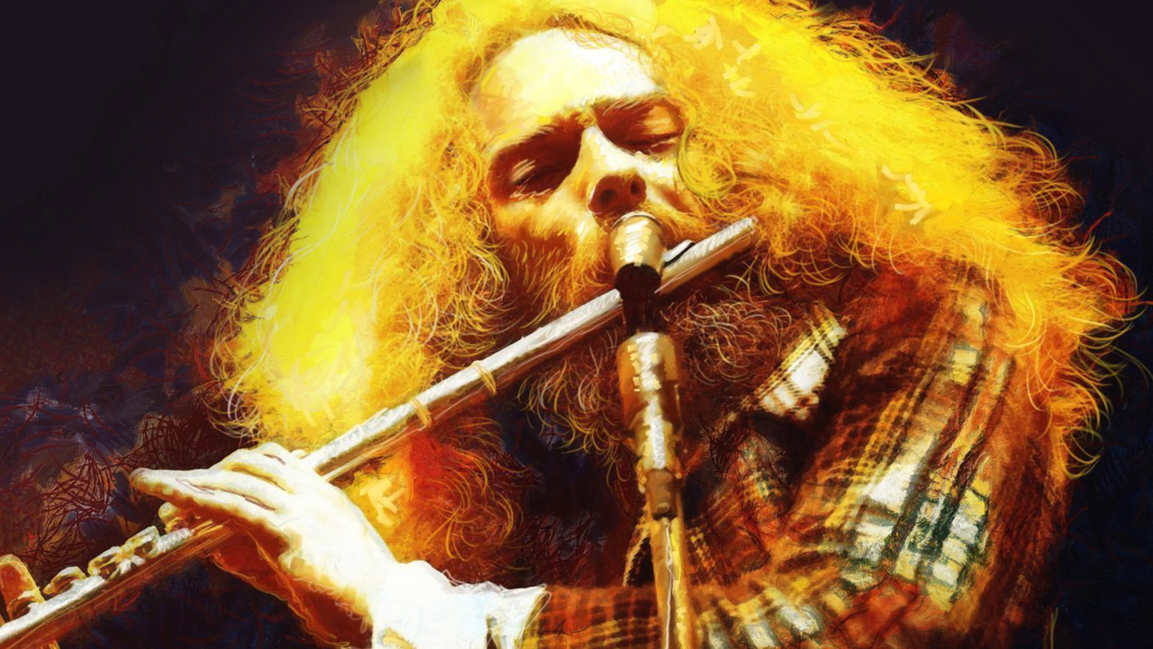 Jethro Tull live, Concert memorabilia, Vibrant wallpaper, Musical performance, 3840x2160 4K Desktop