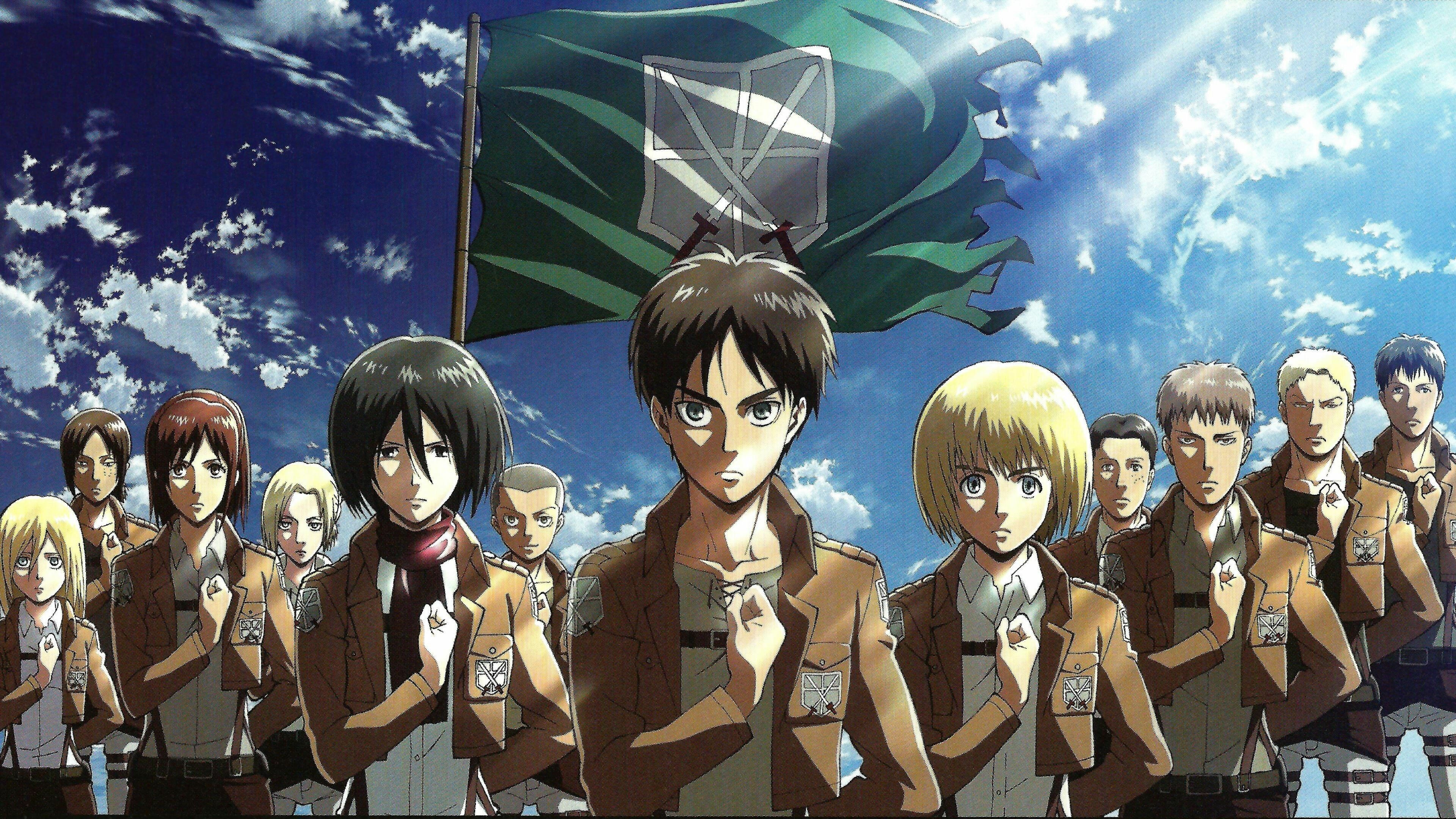 Attack on Titan, Wallpapers, Backgrounds, 3840x2160 4K Desktop