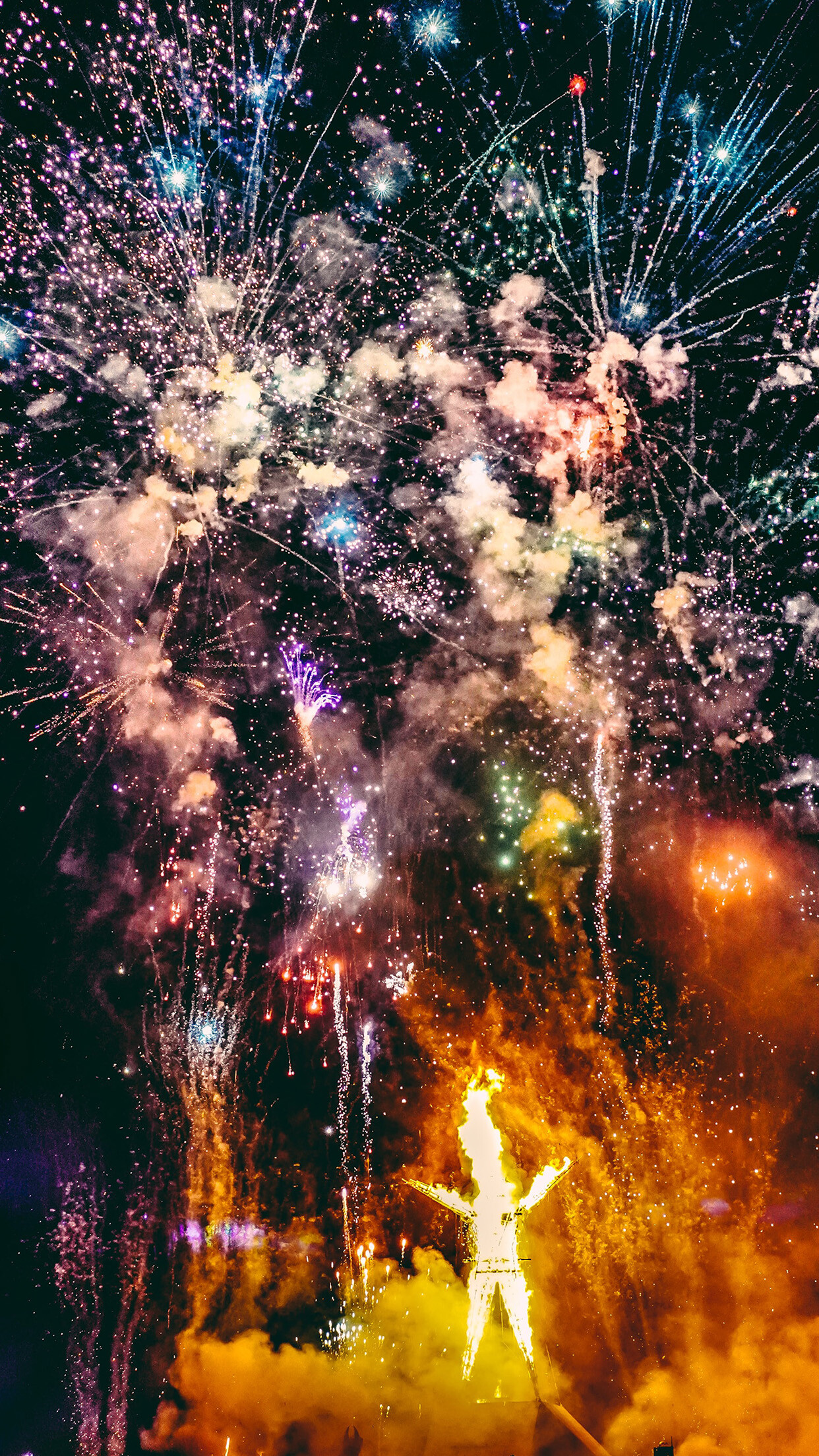 Artistic firework, Party vibes, Explosive celebration, Creative design, 1250x2210 HD Phone