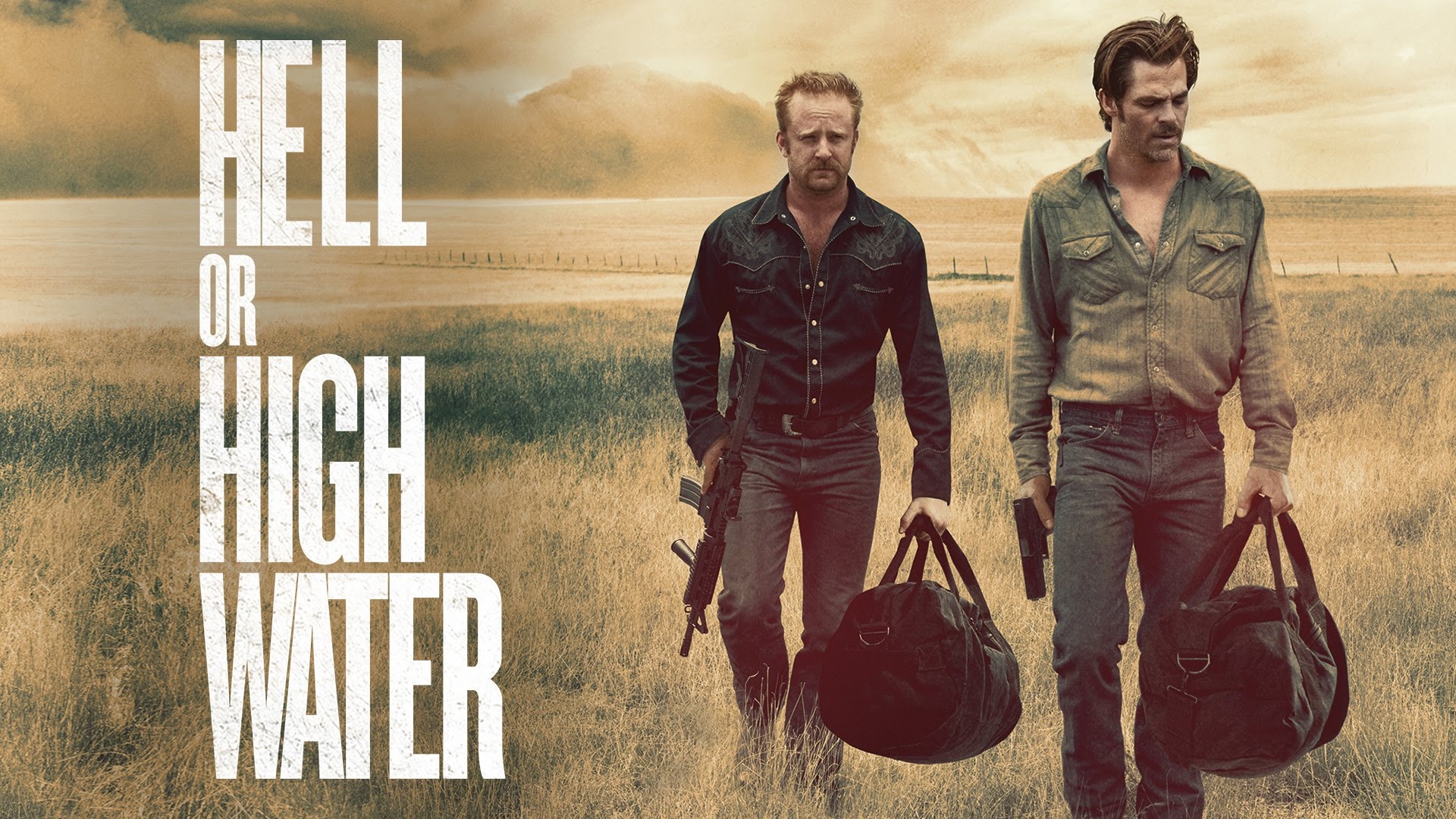 Ben Foster, Hell or High Water, Gripping crime thriller, Award-winning performances, 1920x1080 Full HD Desktop