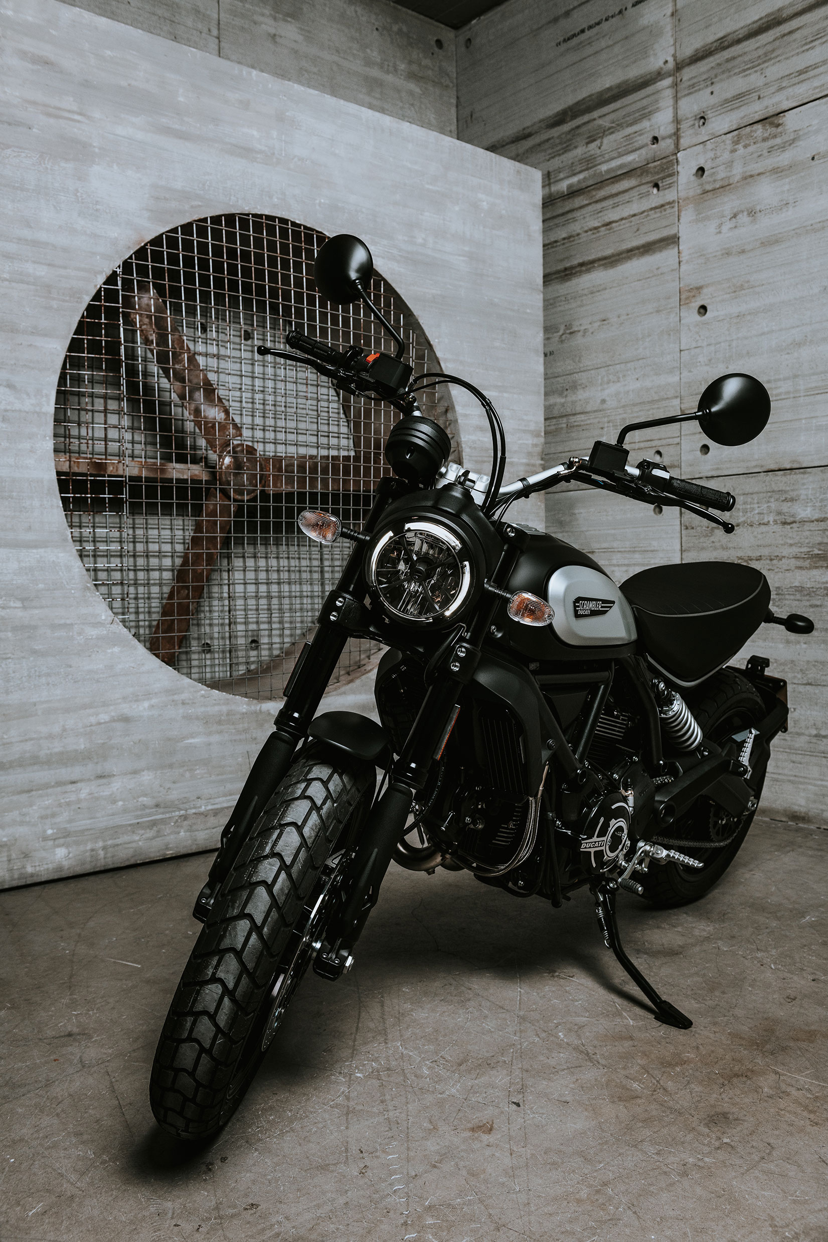 Dark Edition, Ducati Scrambler Icon Wallpaper, 1660x2480 HD Phone