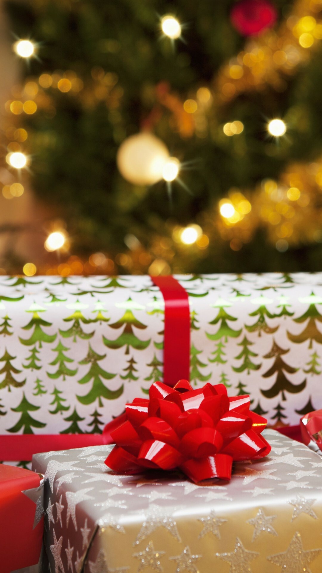 New year, Gifts, Holidays, 4k, 1080x1920 Full HD Phone
